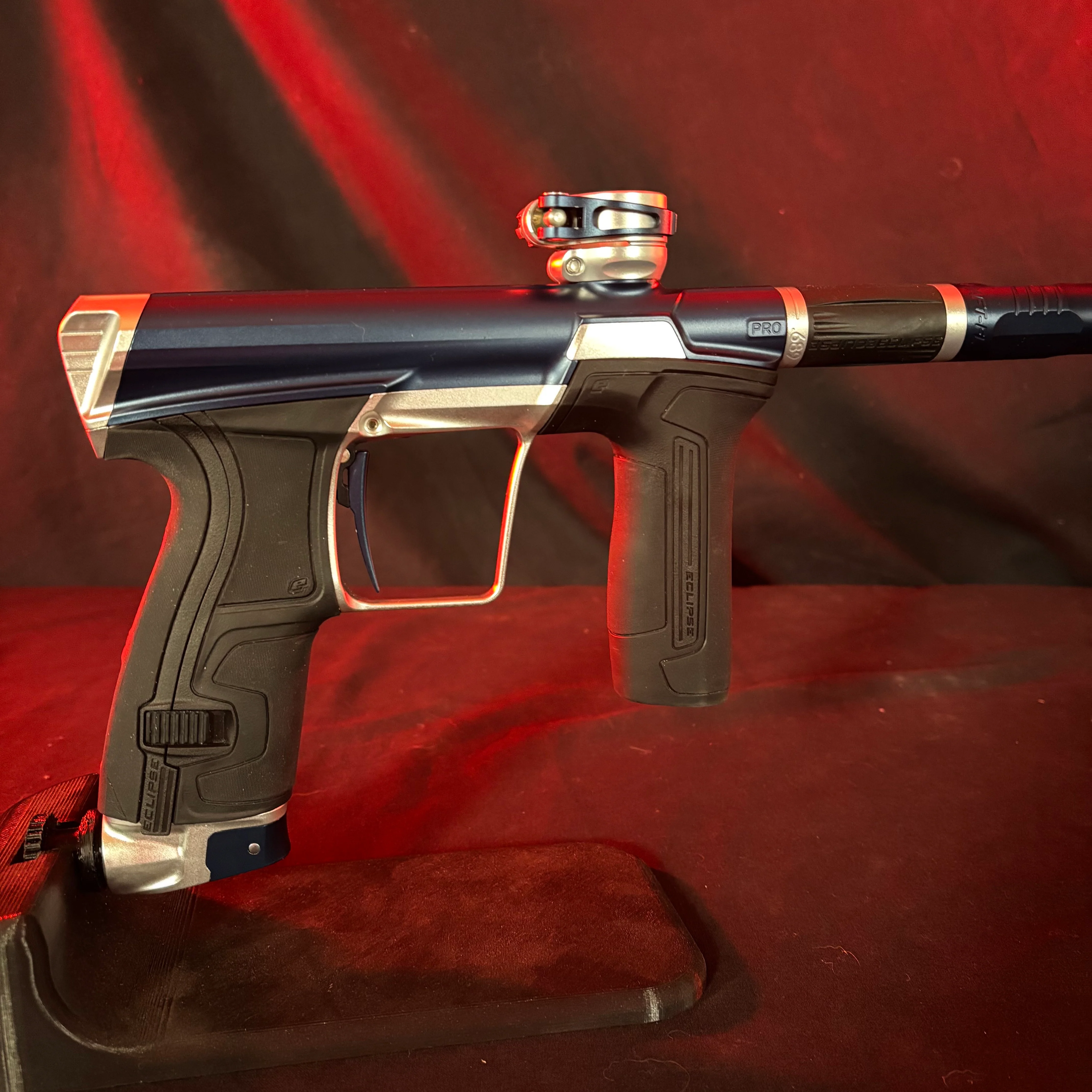 Used Planet Eclipse CS2 Paintball Gun - Blue/Silver - Image 2