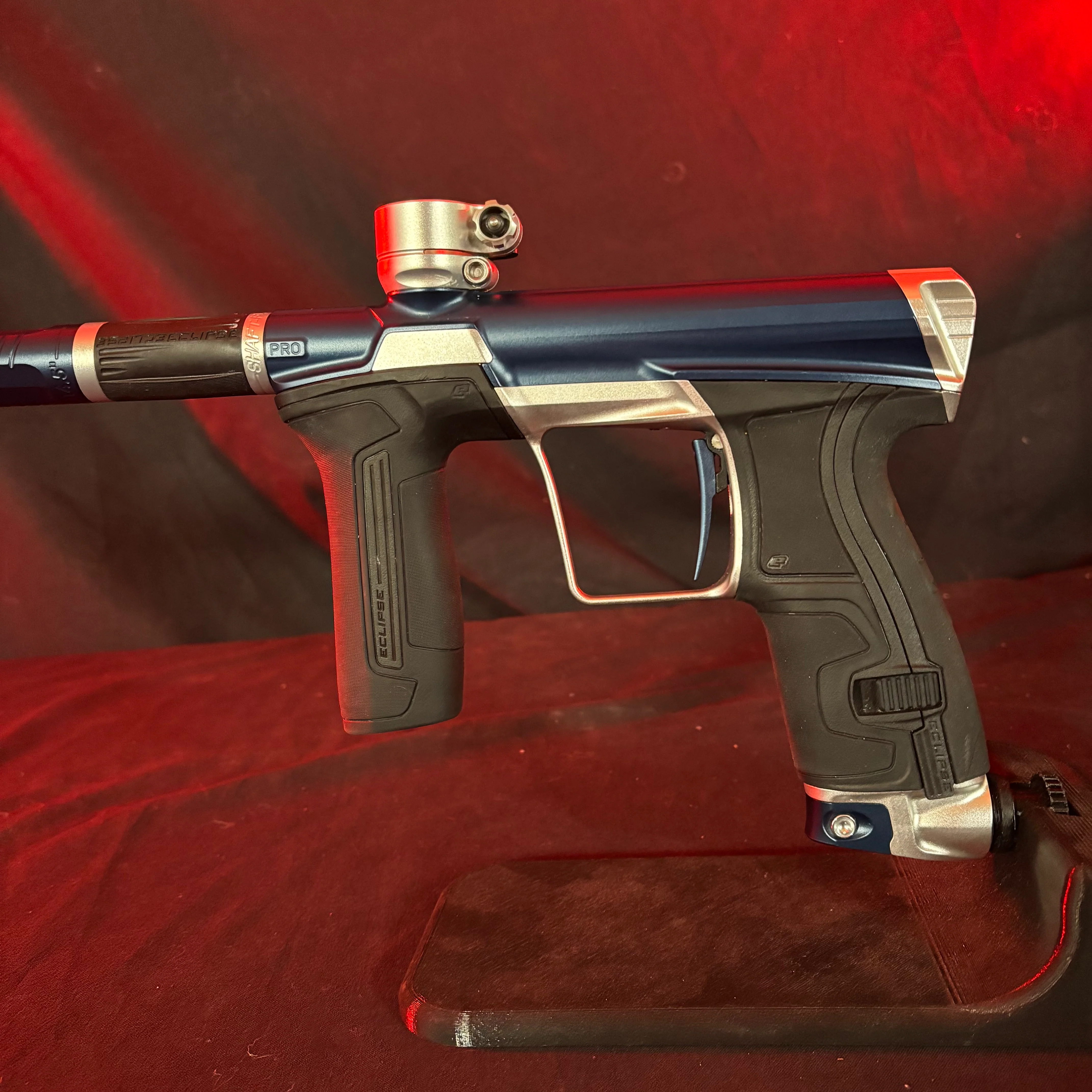 Used Planet Eclipse CS2 Paintball Gun - Blue/Silver - Image 4