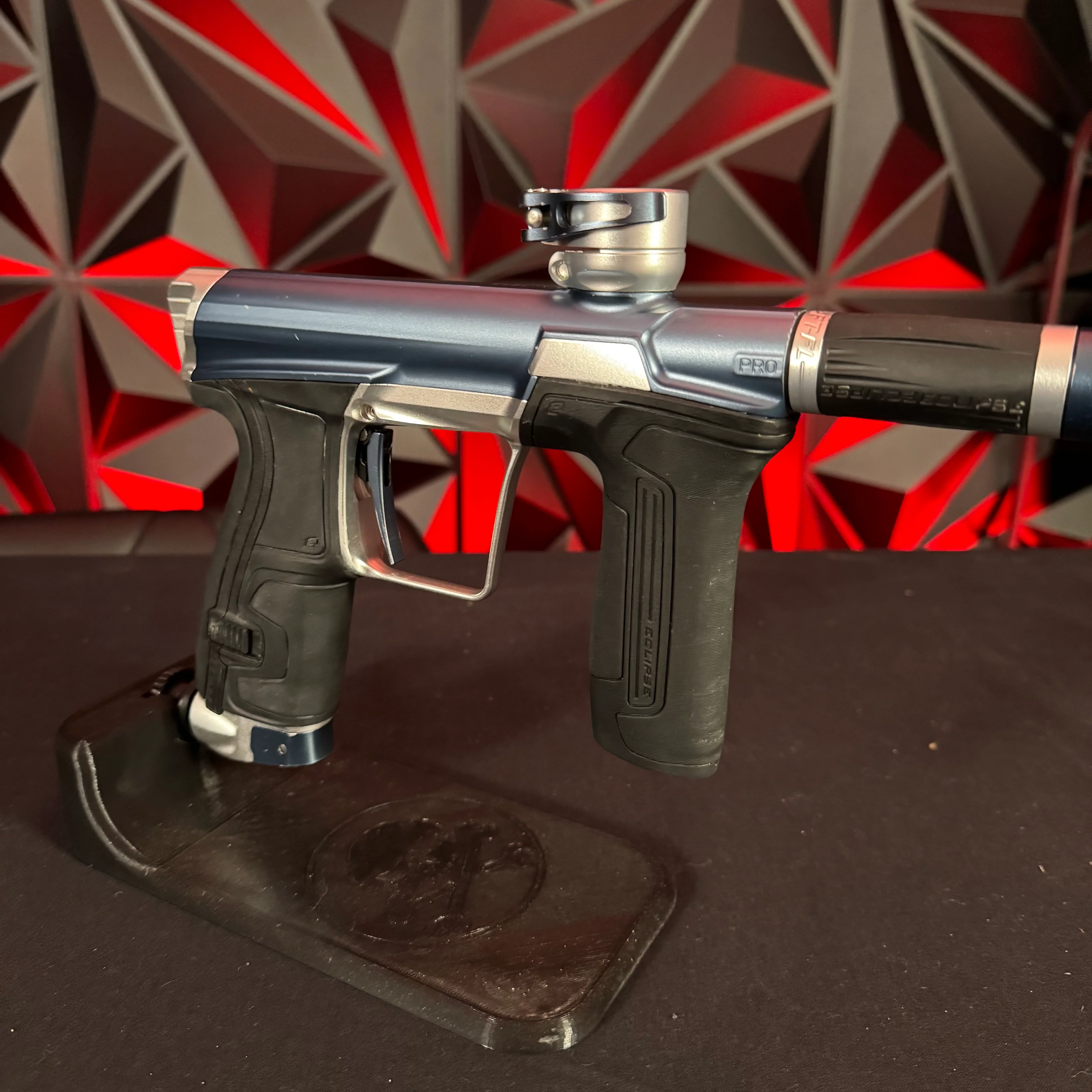 Used Planet Eclipse CS2 Pro Paintball Gun - Blue Lightning w/ Fade Tip - Image 5