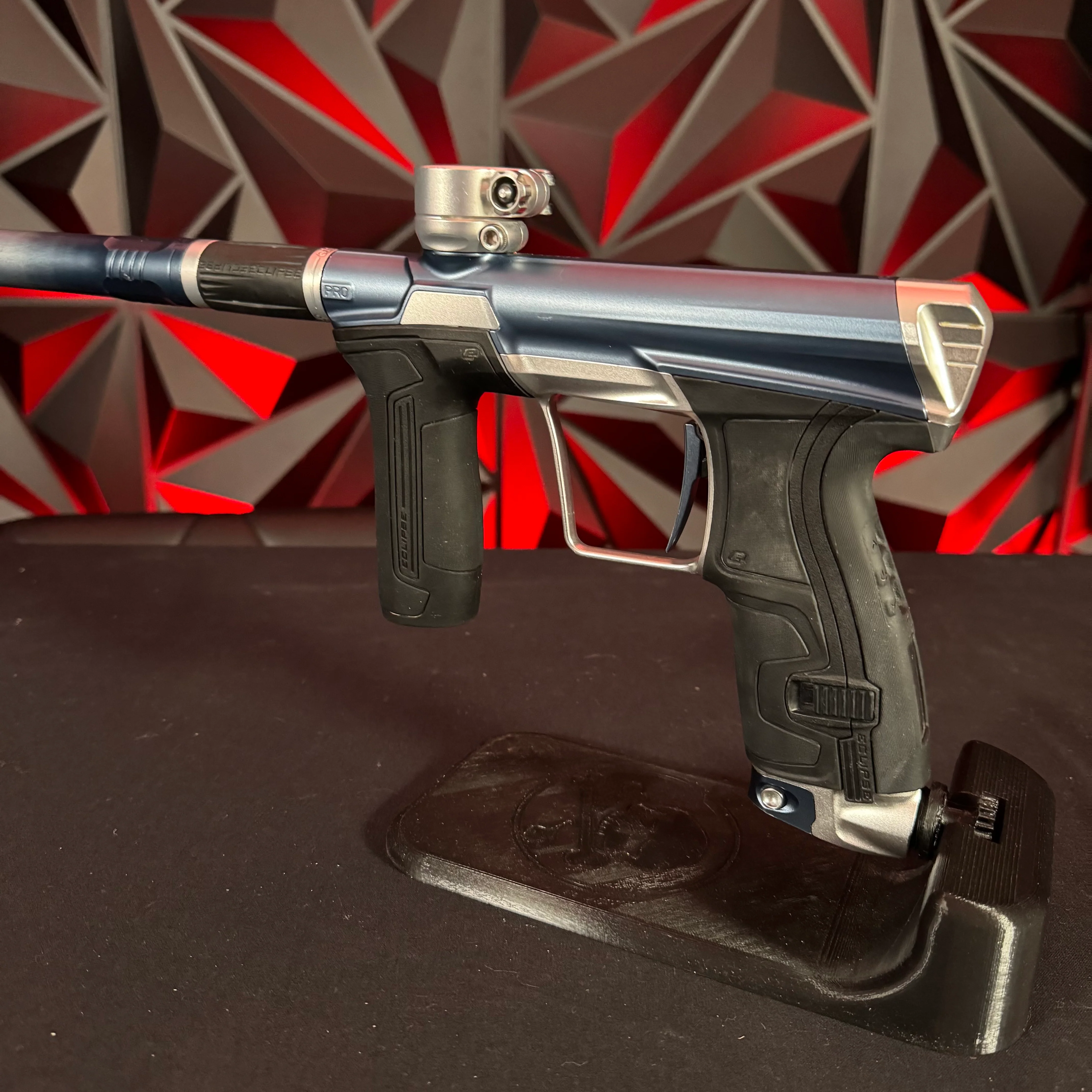 Used Planet Eclipse CS2 Pro Paintball Gun - Blue Lightning w/ Fade Tip - Image 6