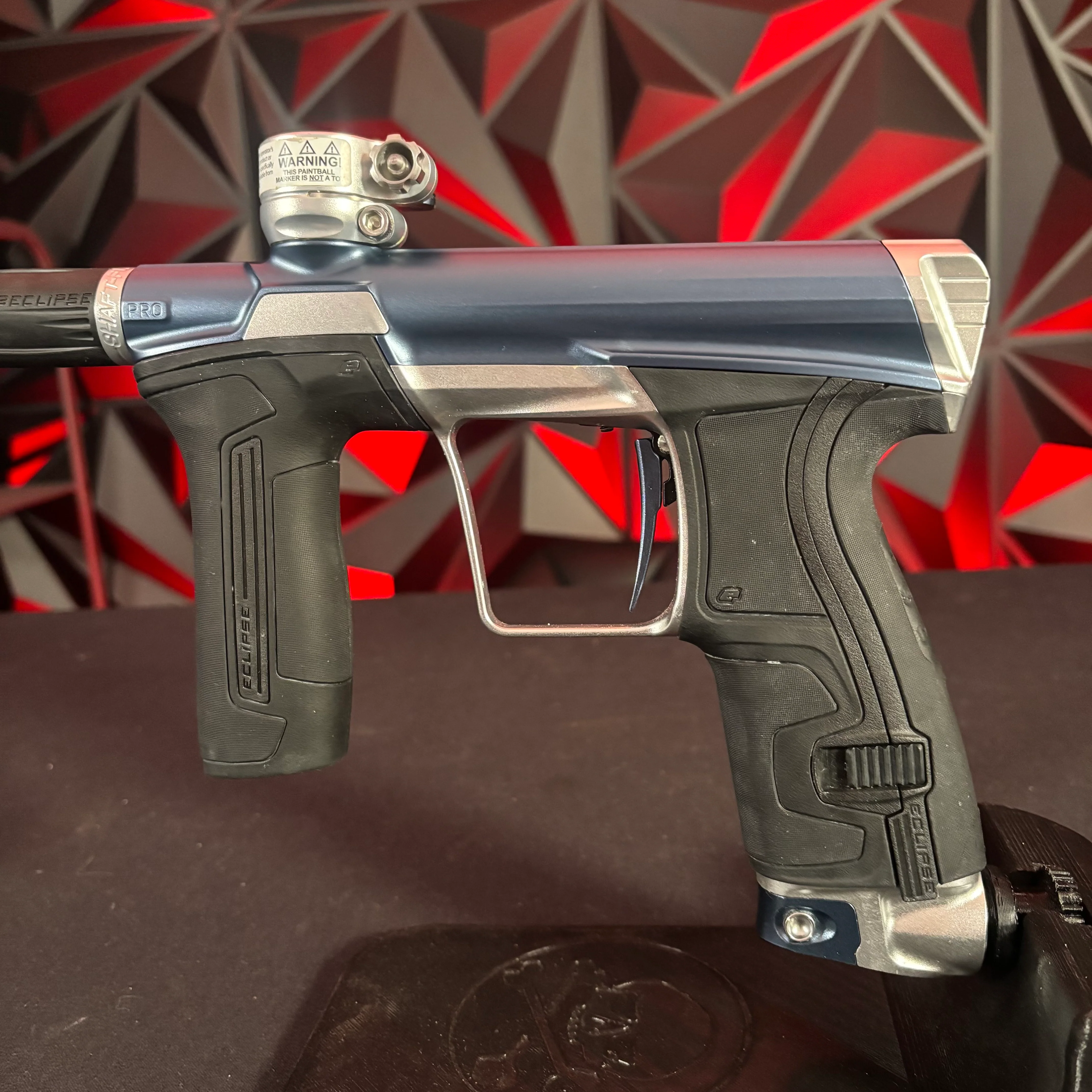 Used Planet Eclipse CS2 Pro Paintball Gun - Blue/Silver - Image 4