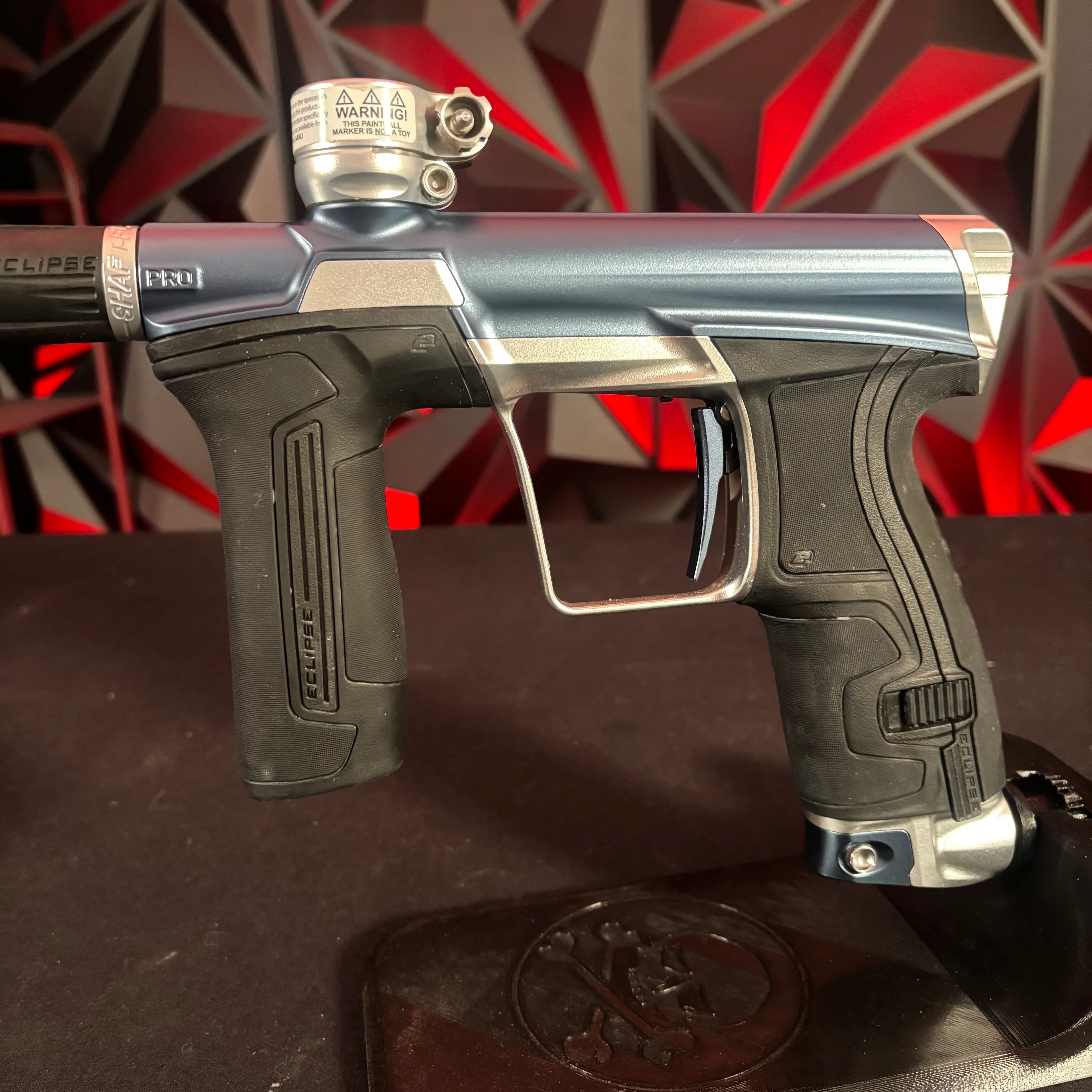 Used Planet Eclipse CS2 Pro Paintball Gun - Blue/Silver - Image 5