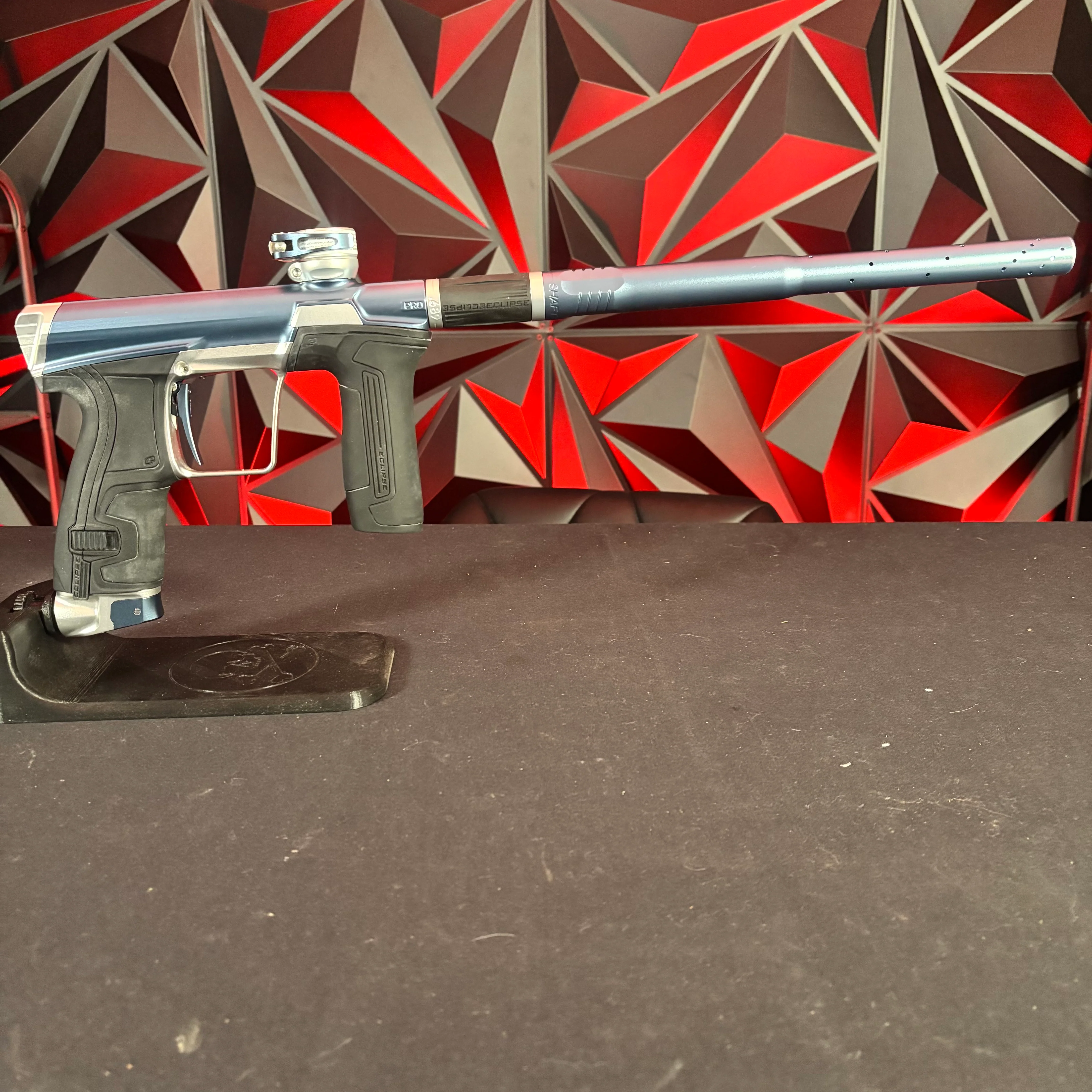 Used Planet Eclipse CS2 Pro Paintball Gun - Blue/Silver - Image 6