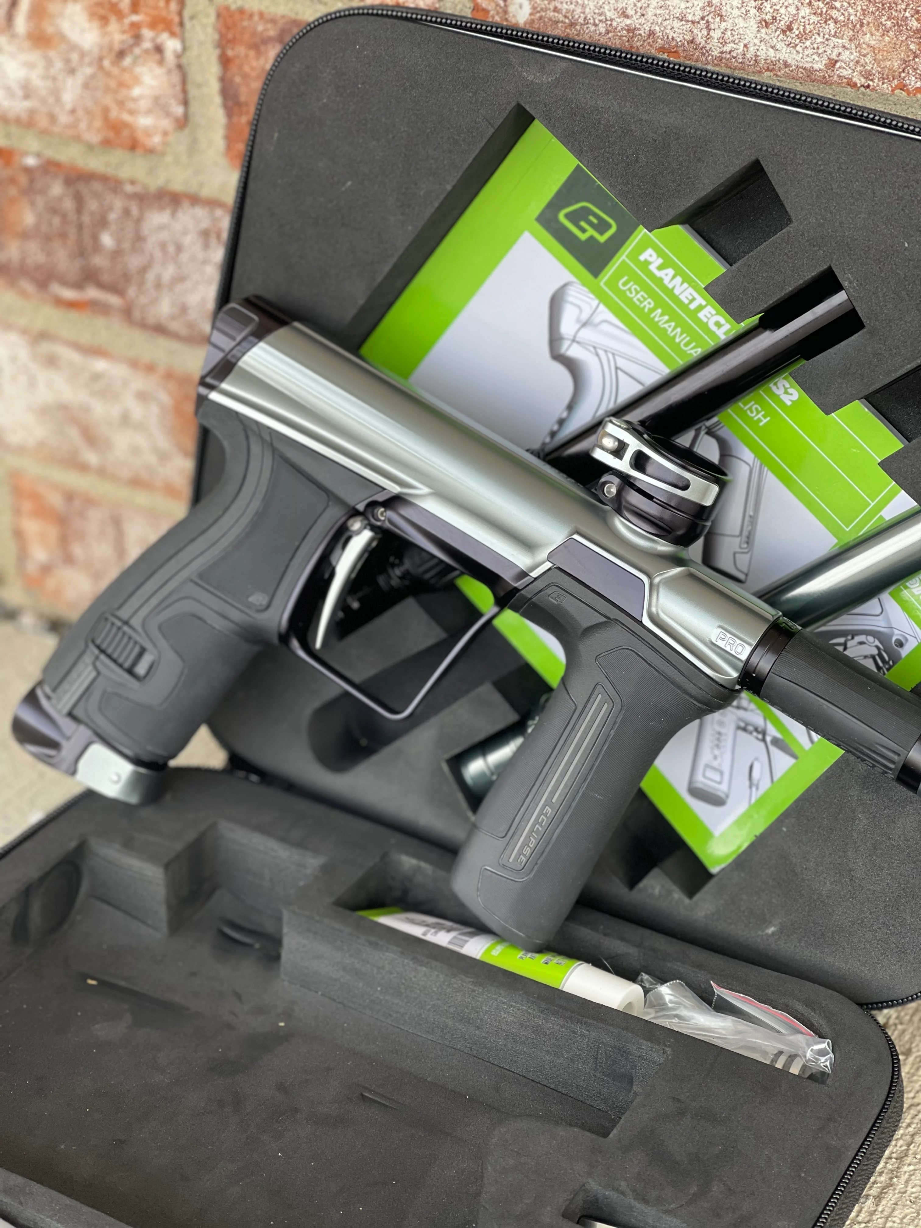 Used Planet Eclipse CS2 Pro Paintball Gun - Grey / Black - Image 2