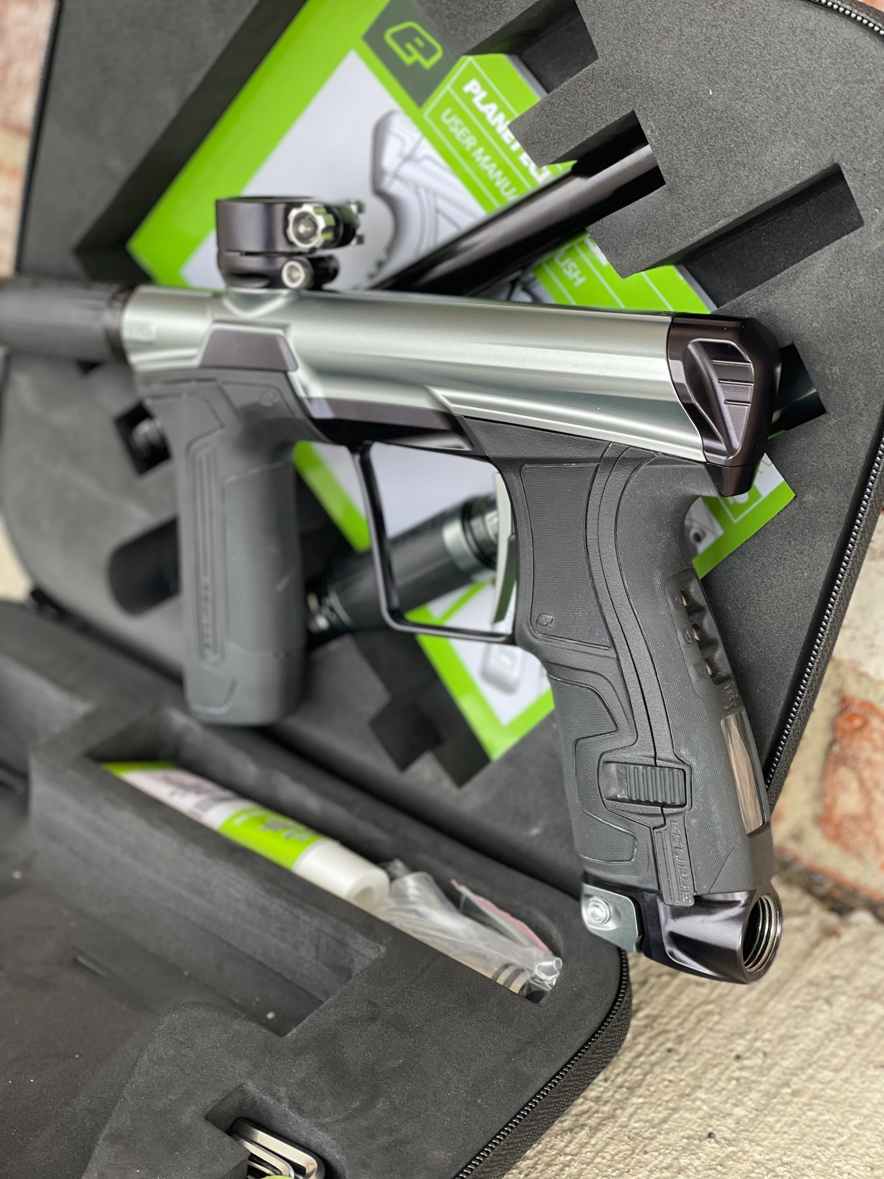 Used Planet Eclipse CS2 Pro Paintball Gun - Grey / Black - Image 3