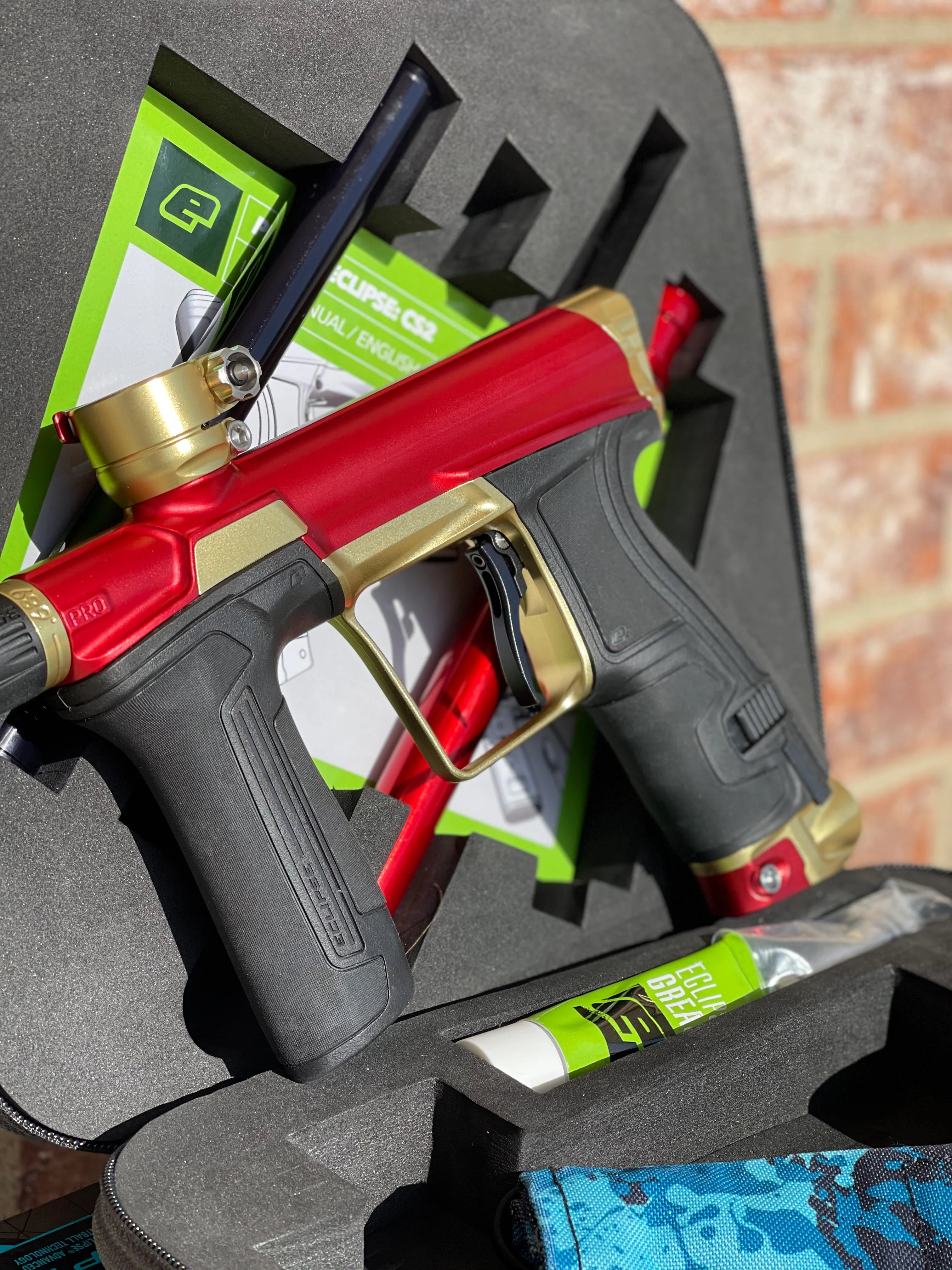 Used Planet Eclipse CS2 Pro Paintball Gun - Heat Wave - Image 4
