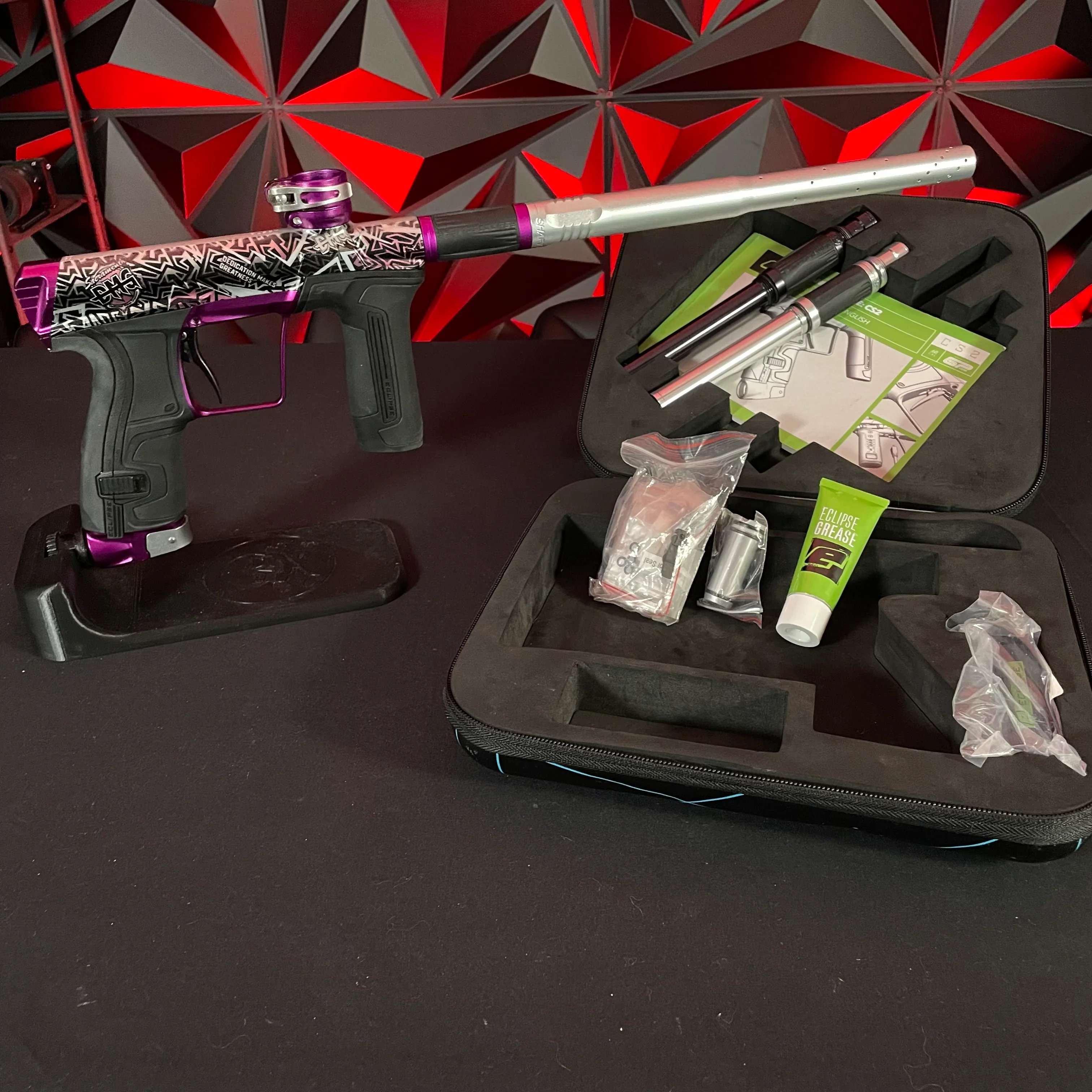 Used Planet Eclipse CS2 Pro Paintball Gun - LE Sacramento DMG - Image 11
