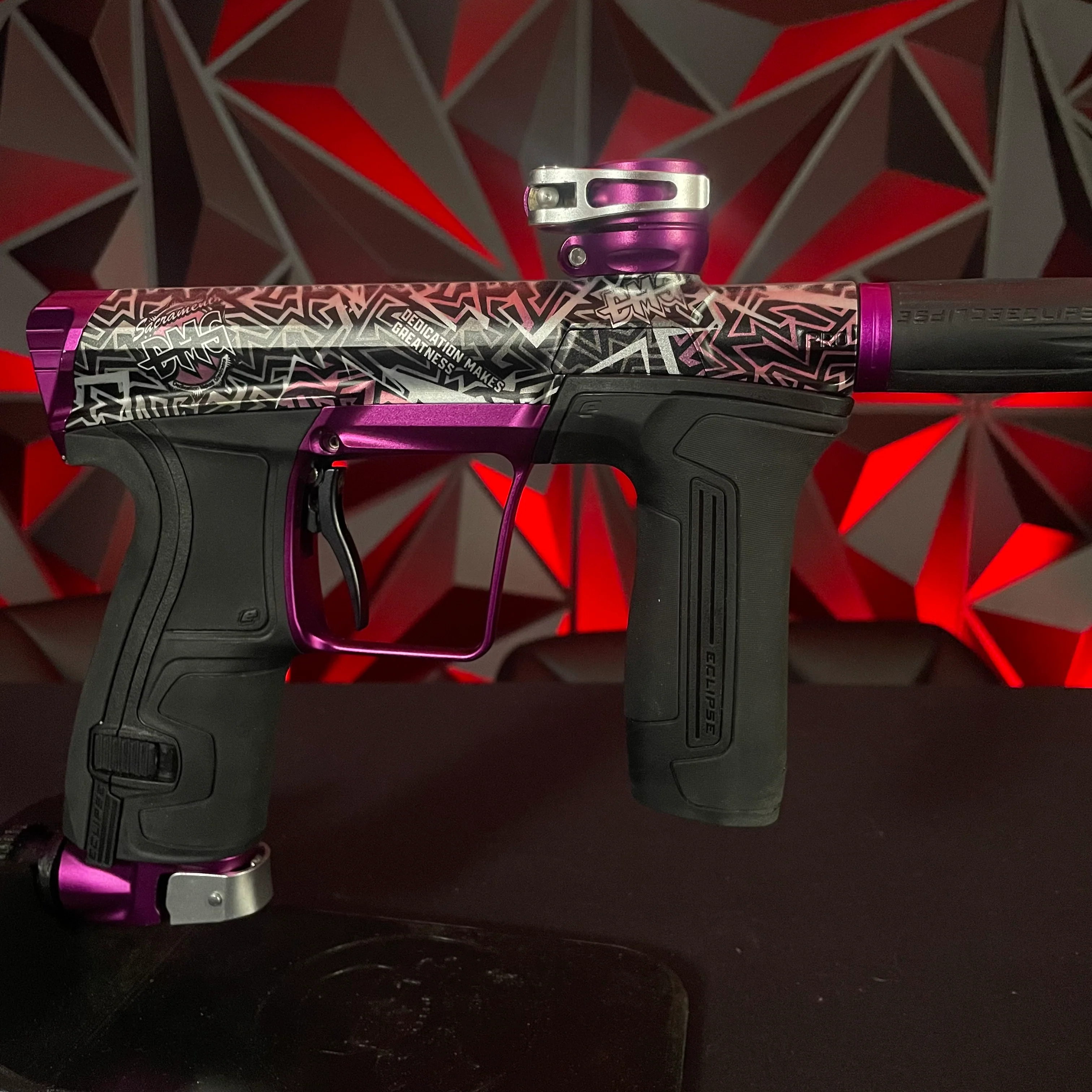 Used Planet Eclipse CS2 Pro Paintball Gun - LE Sacramento DMG - Image 5