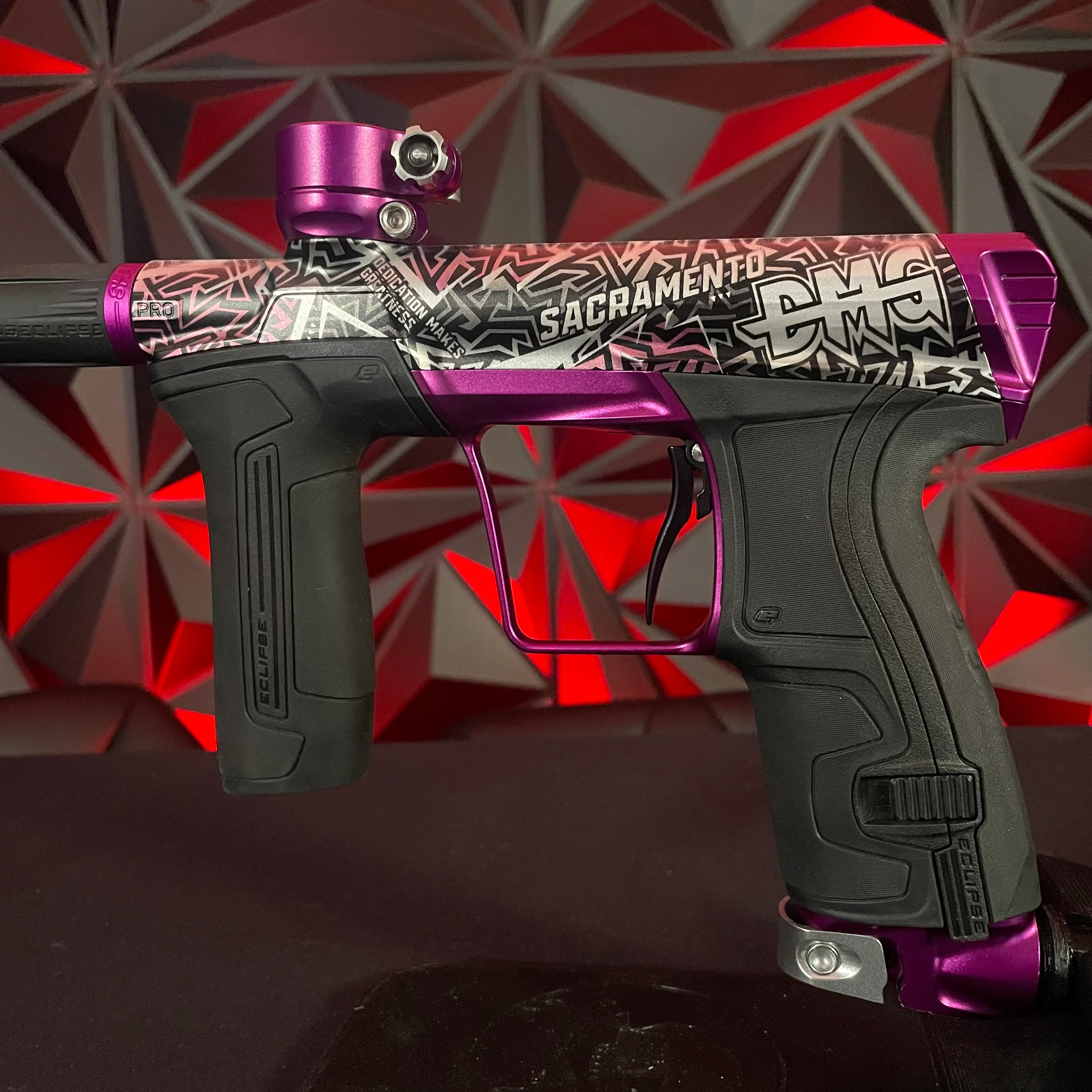 Used Planet Eclipse CS2 Pro Paintball Gun - LE Sacramento DMG - Image 6