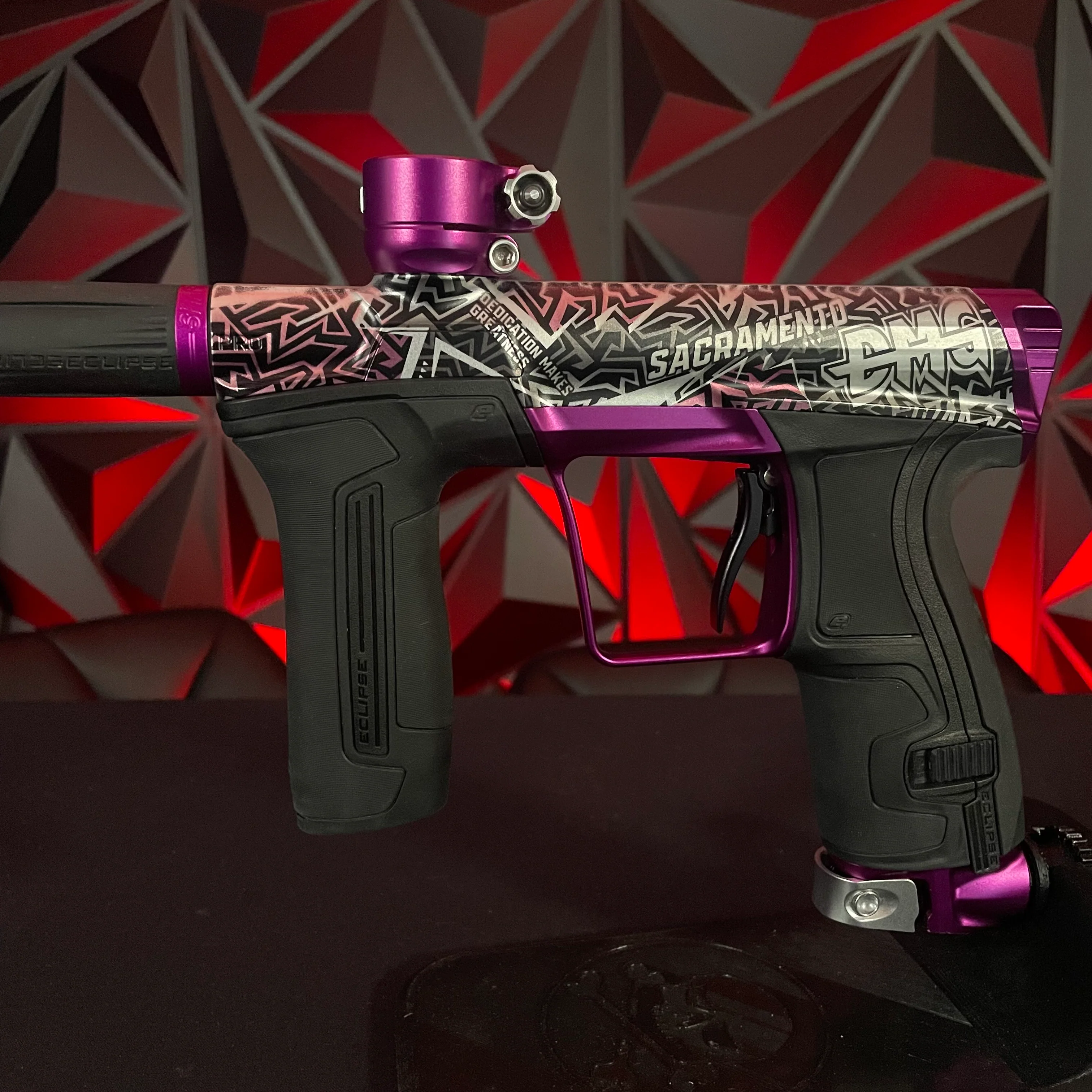 Used Planet Eclipse CS2 Pro Paintball Gun - LE Sacramento DMG - Image 7