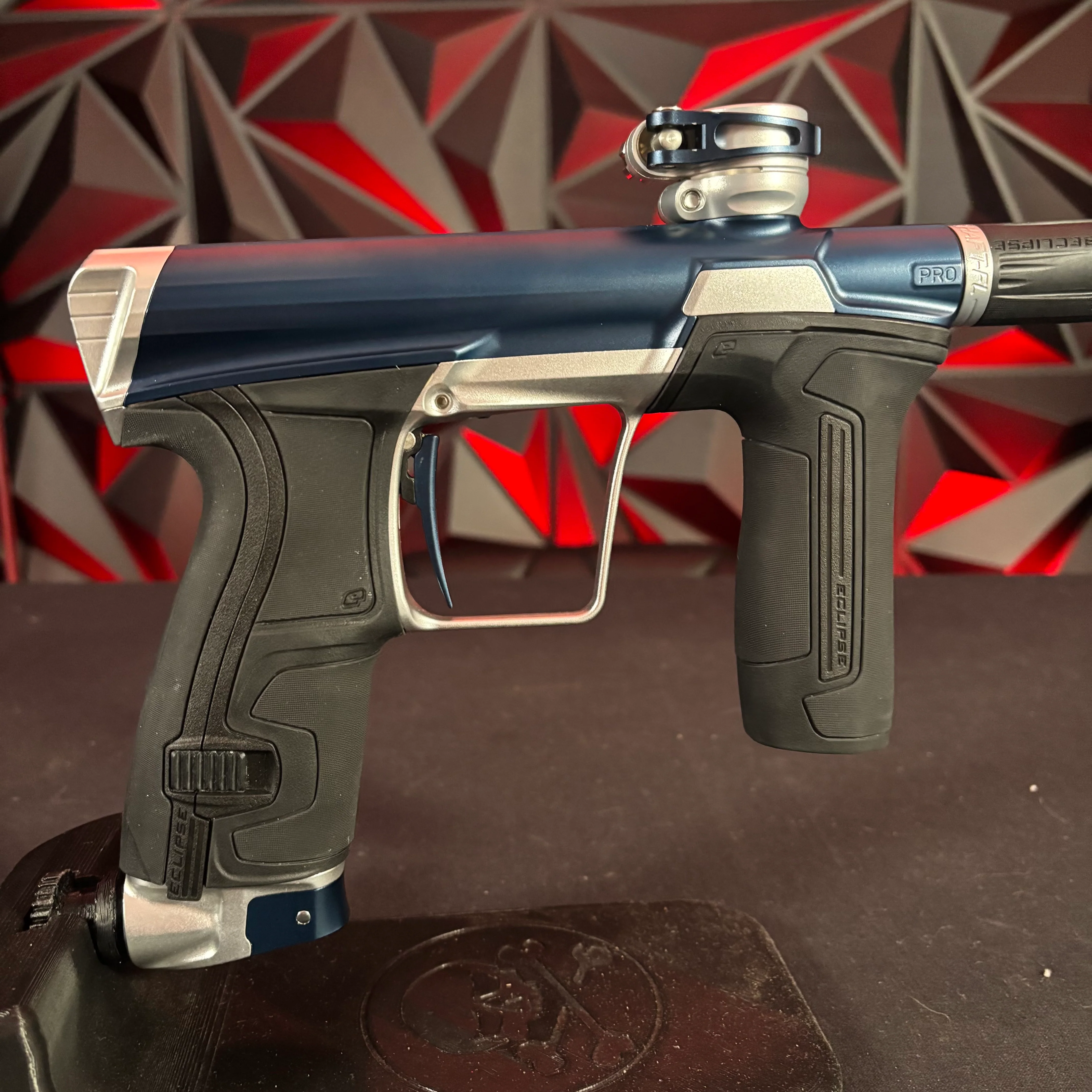 Used Planet Eclipse CS2 Pro Paintball Gun - Blue/Silver - Image 2