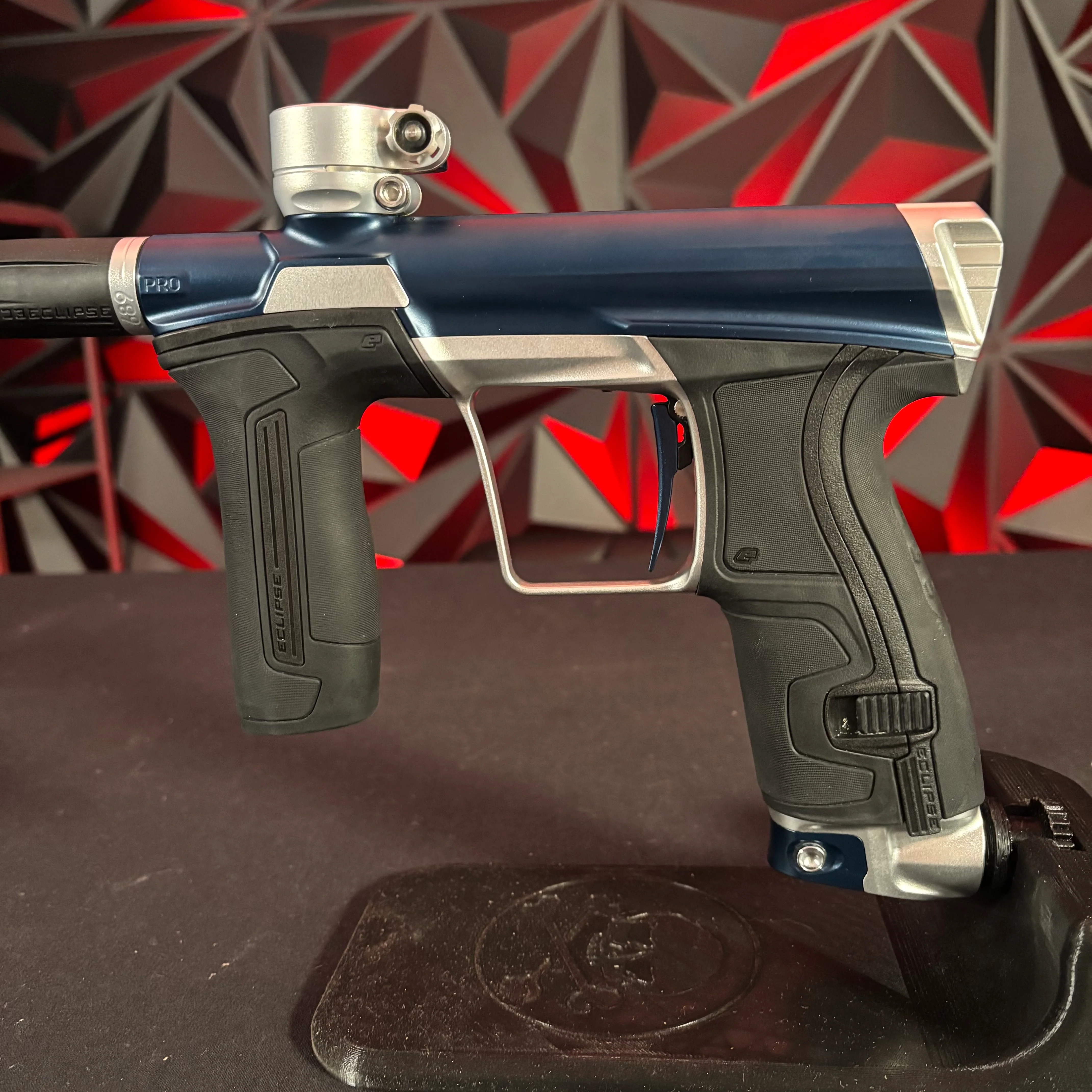 Used Planet Eclipse CS2 Pro Paintball Gun - Blue/Silver - Image 4