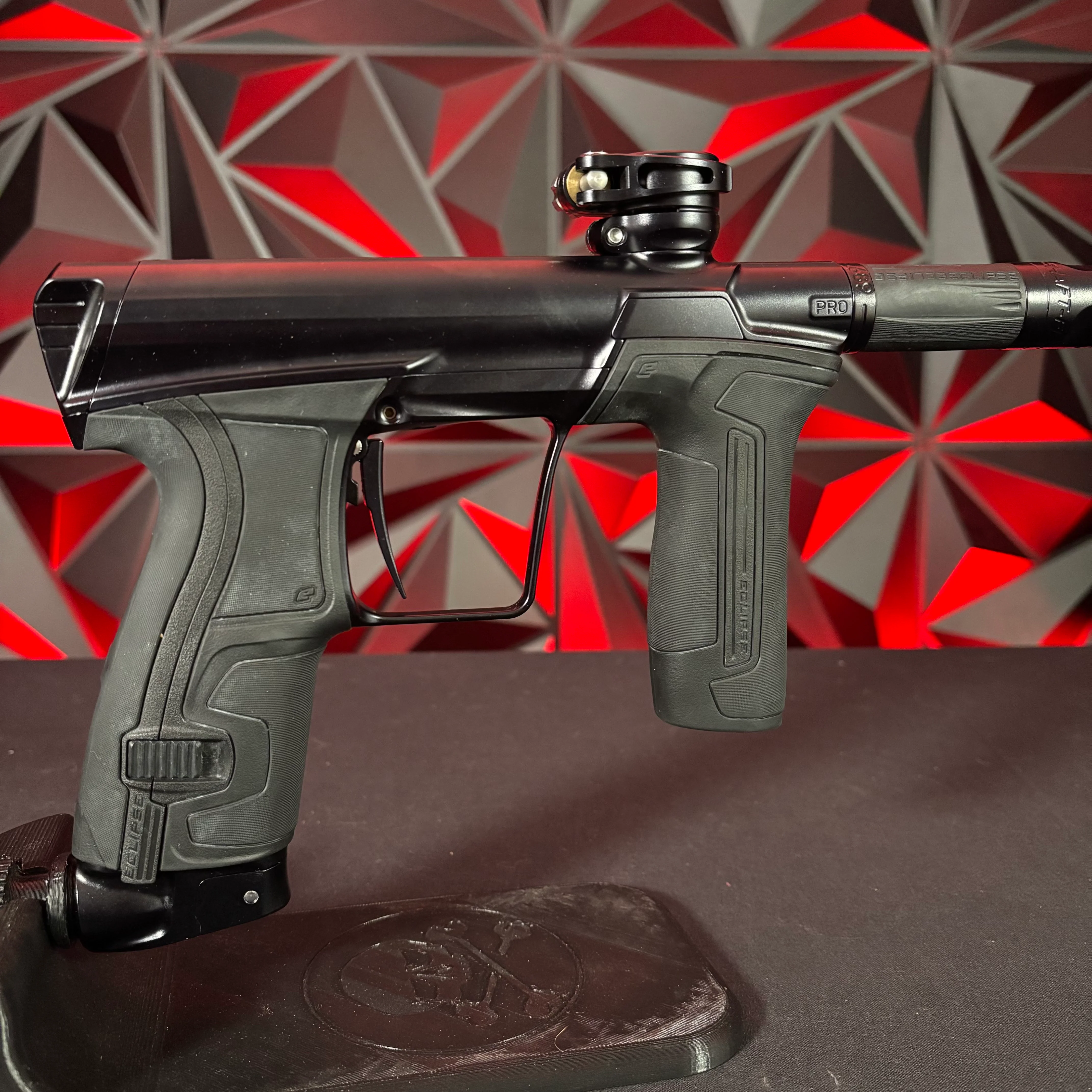 Used Planet Eclipse CS2 Pro Paintball Gun - Midnight w/ 3 FL Backs - Image 2