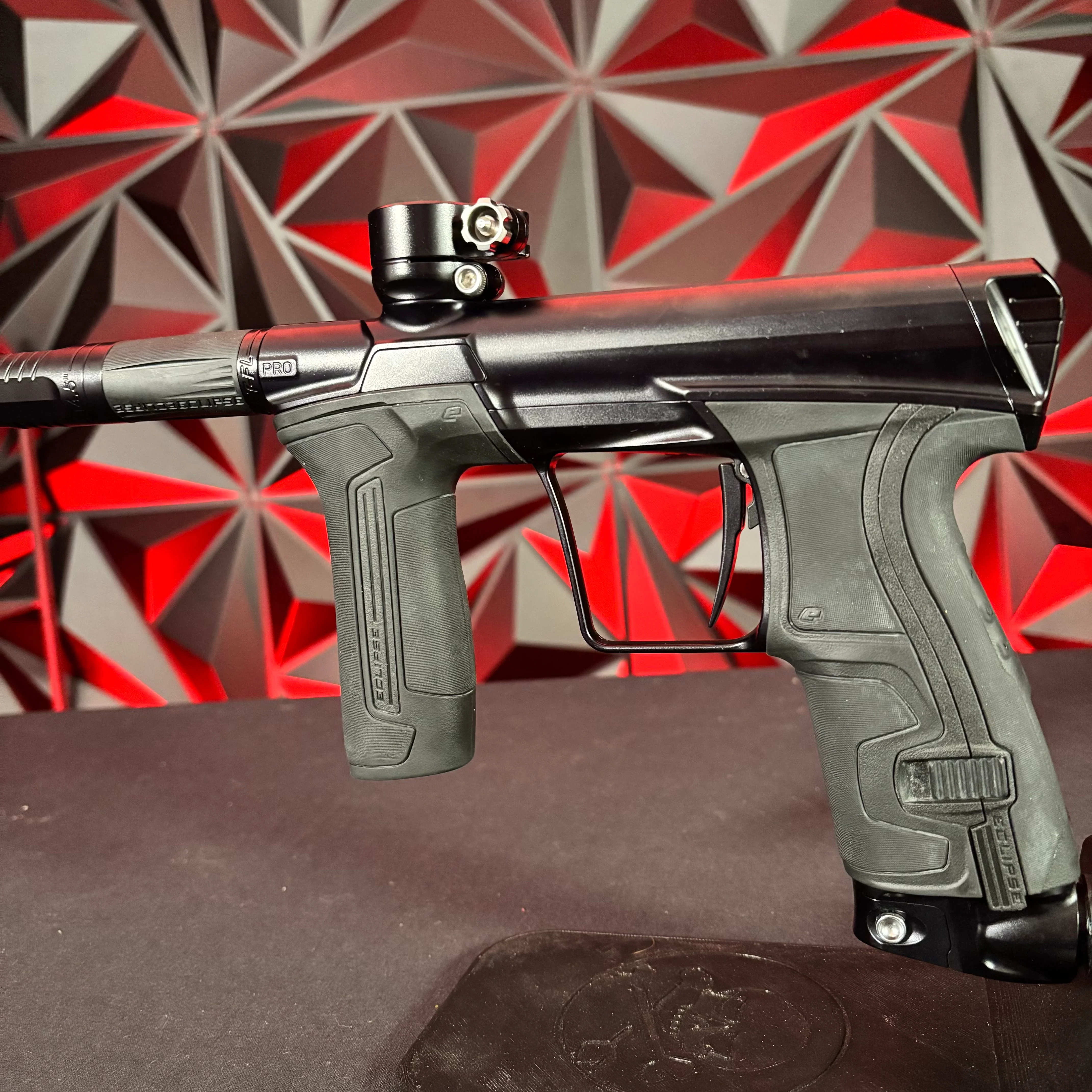 Used Planet Eclipse CS2 Pro Paintball Gun - Midnight w/ 3 FL Backs - Image 3