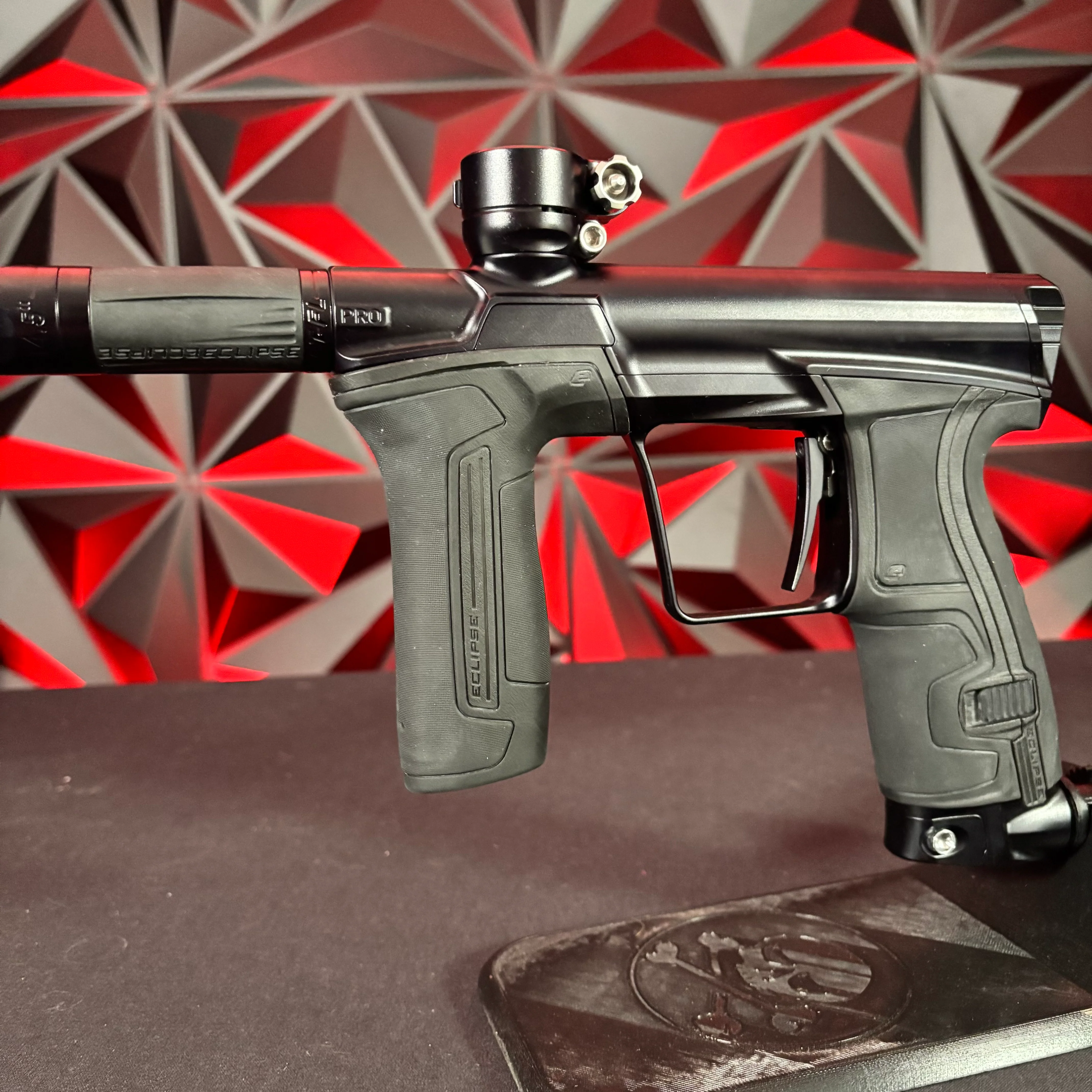 Used Planet Eclipse CS2 Pro Paintball Gun - Midnight w/ 3 FL Backs - Image 5