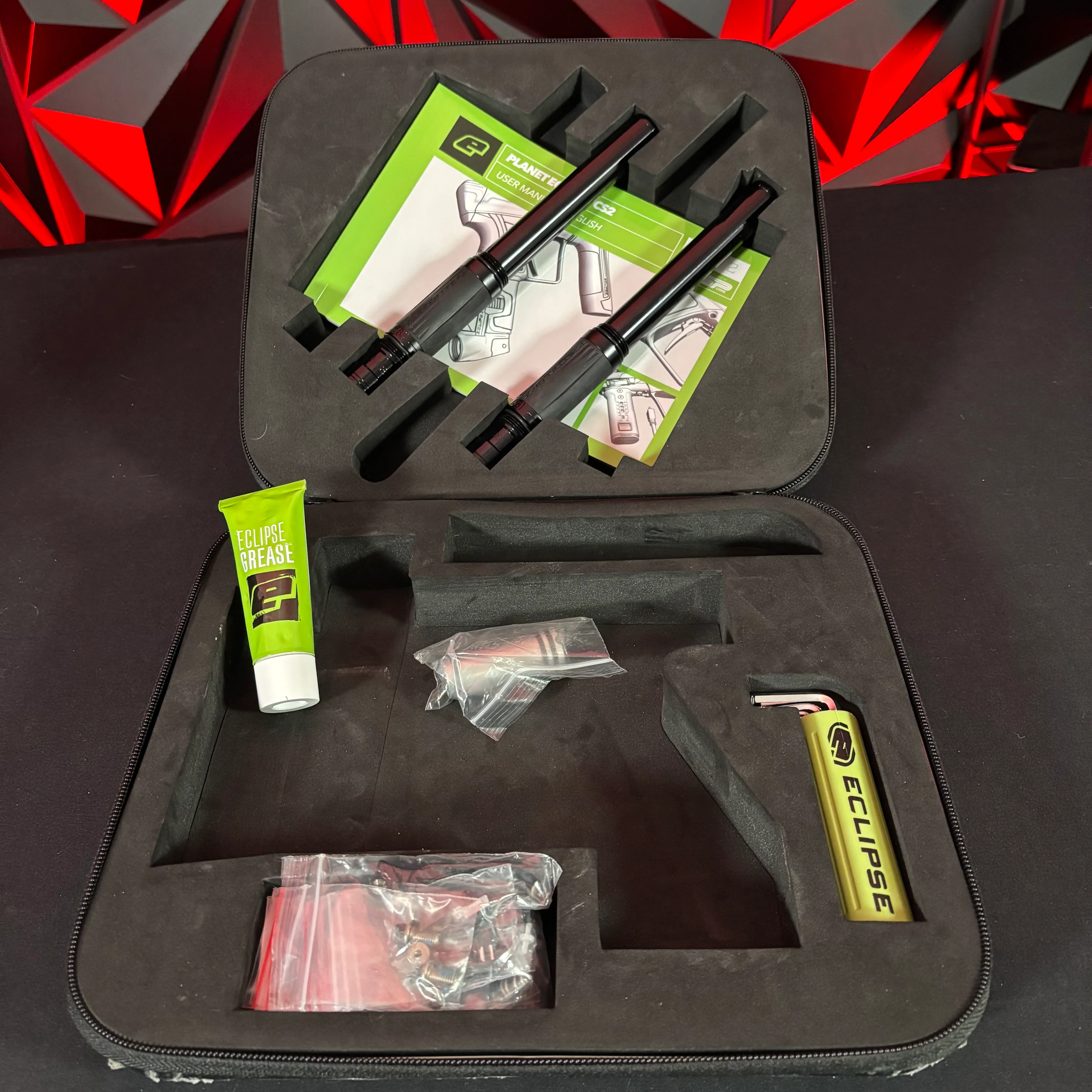 Used Planet Eclipse CS2 Pro Paintball Gun - Midnight w/ 3 FL Backs - Image 8