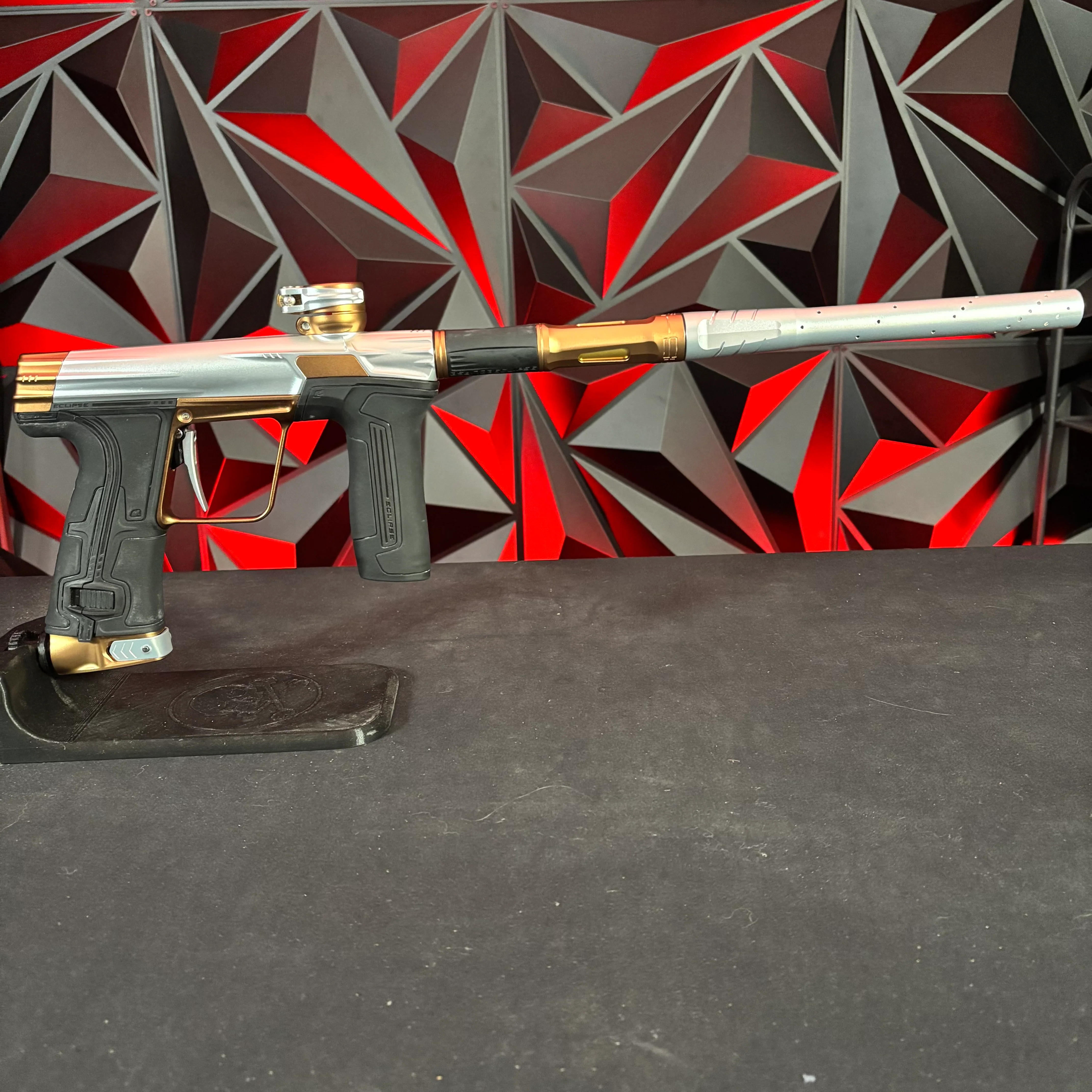 Used Planet Eclipse CS3 Paintball Gun - Silver/ Bronze - Image 6