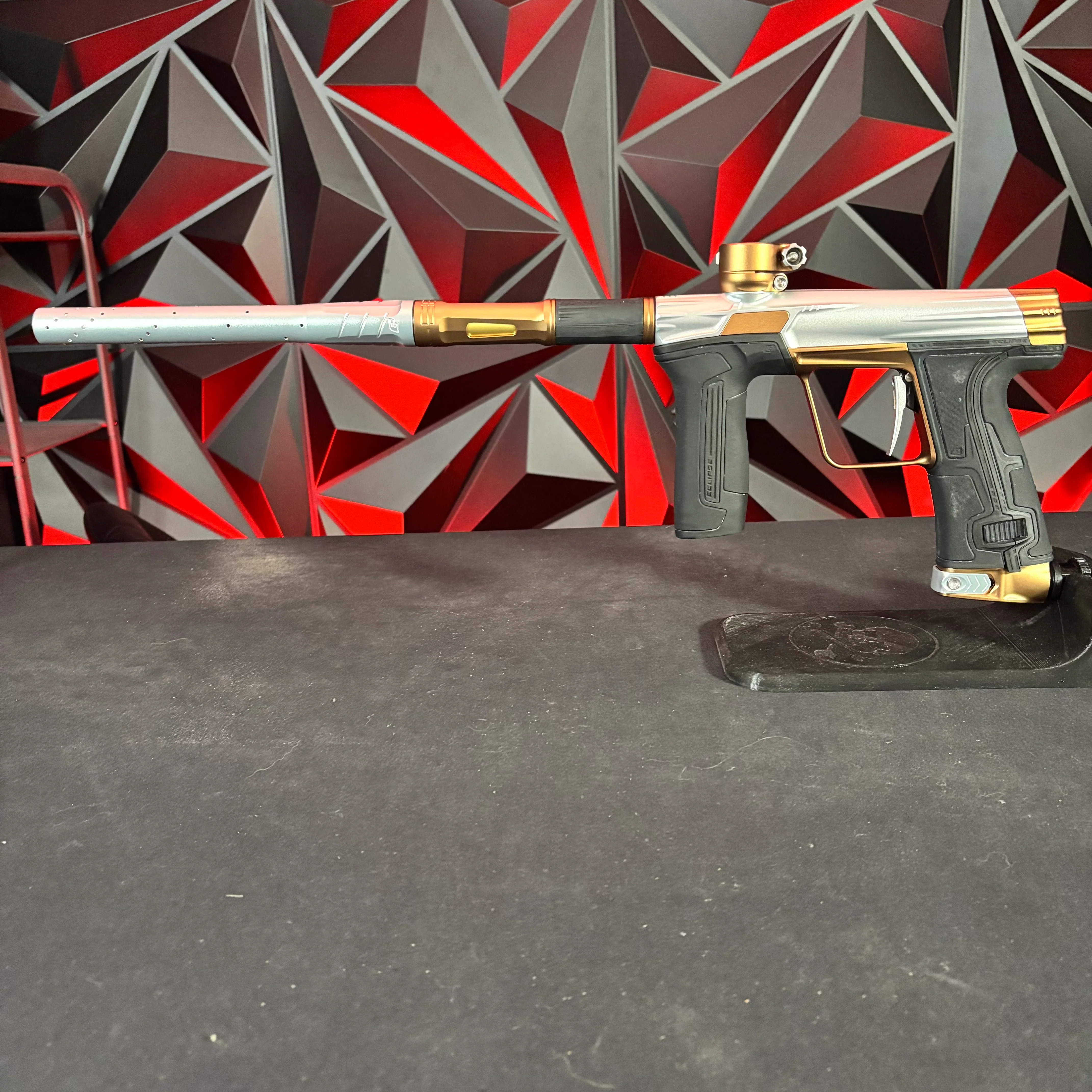 Used Planet Eclipse CS3 Paintball Gun - Silver/ Bronze - Image 7