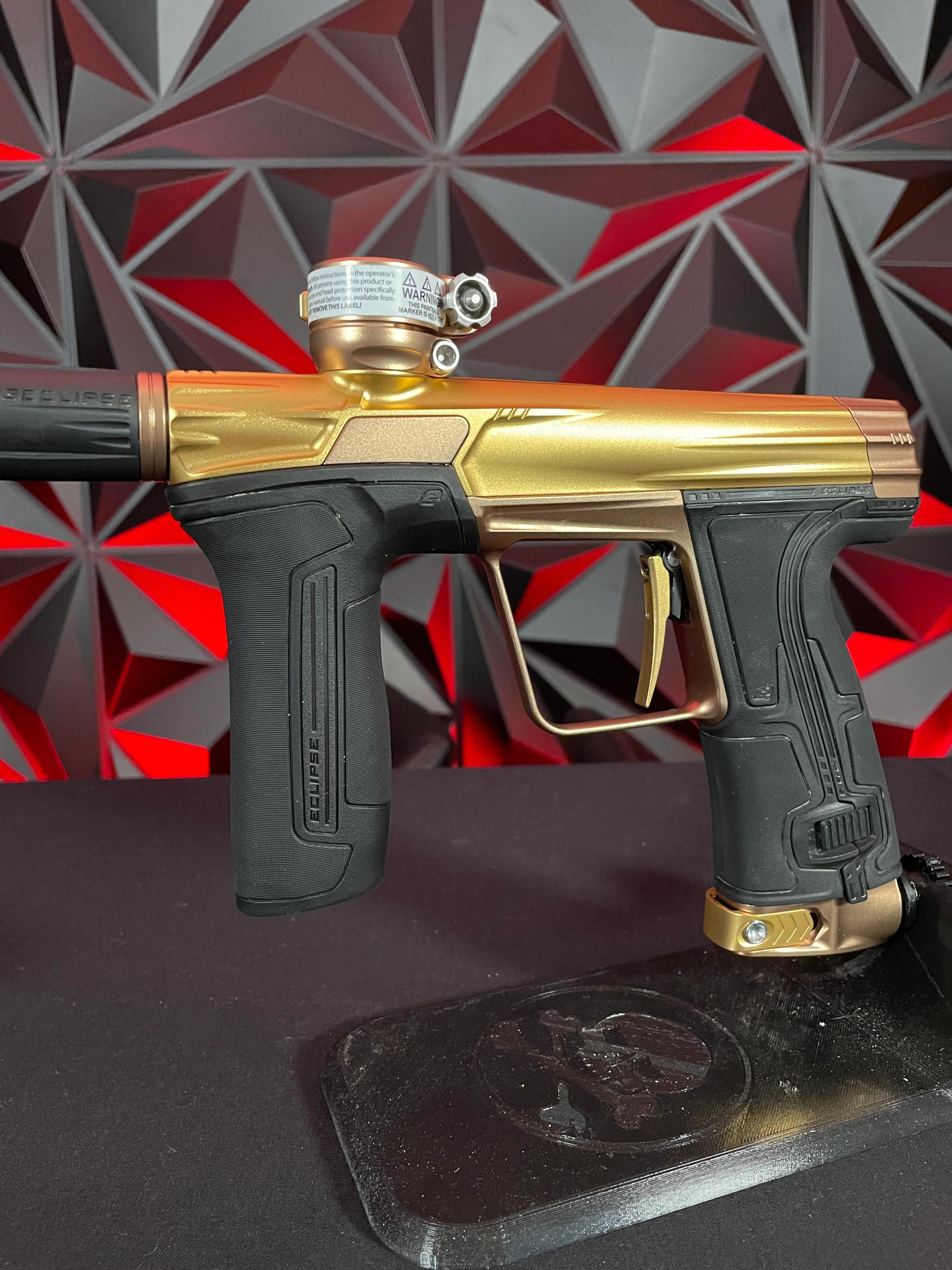 Used Planet Eclipse CS3 Paintball Gun - Crusade (Gold/Bronze) - Image 4