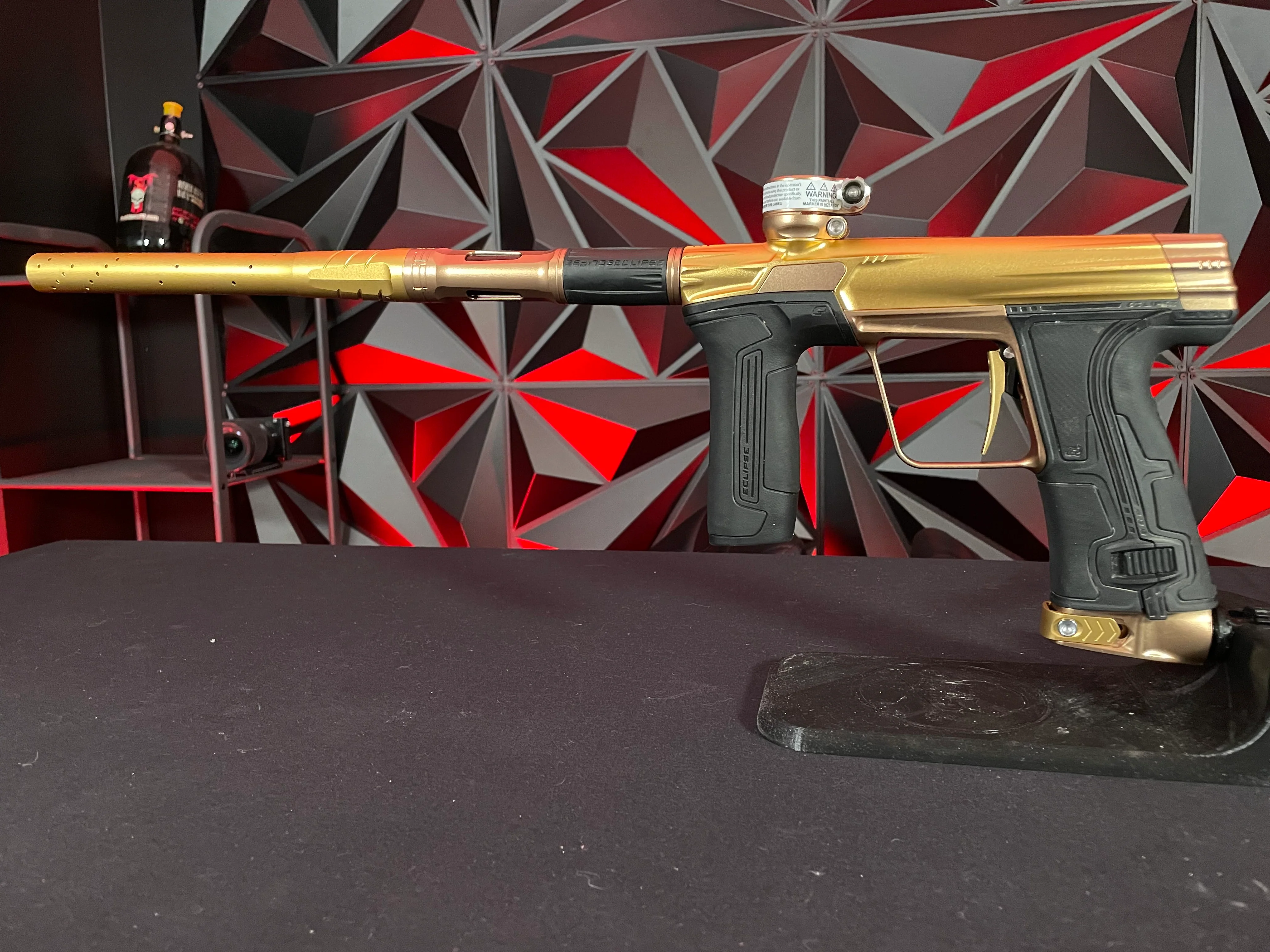 Used Planet Eclipse CS3 Paintball Gun - Crusade (Gold/Bronze) - Image 6