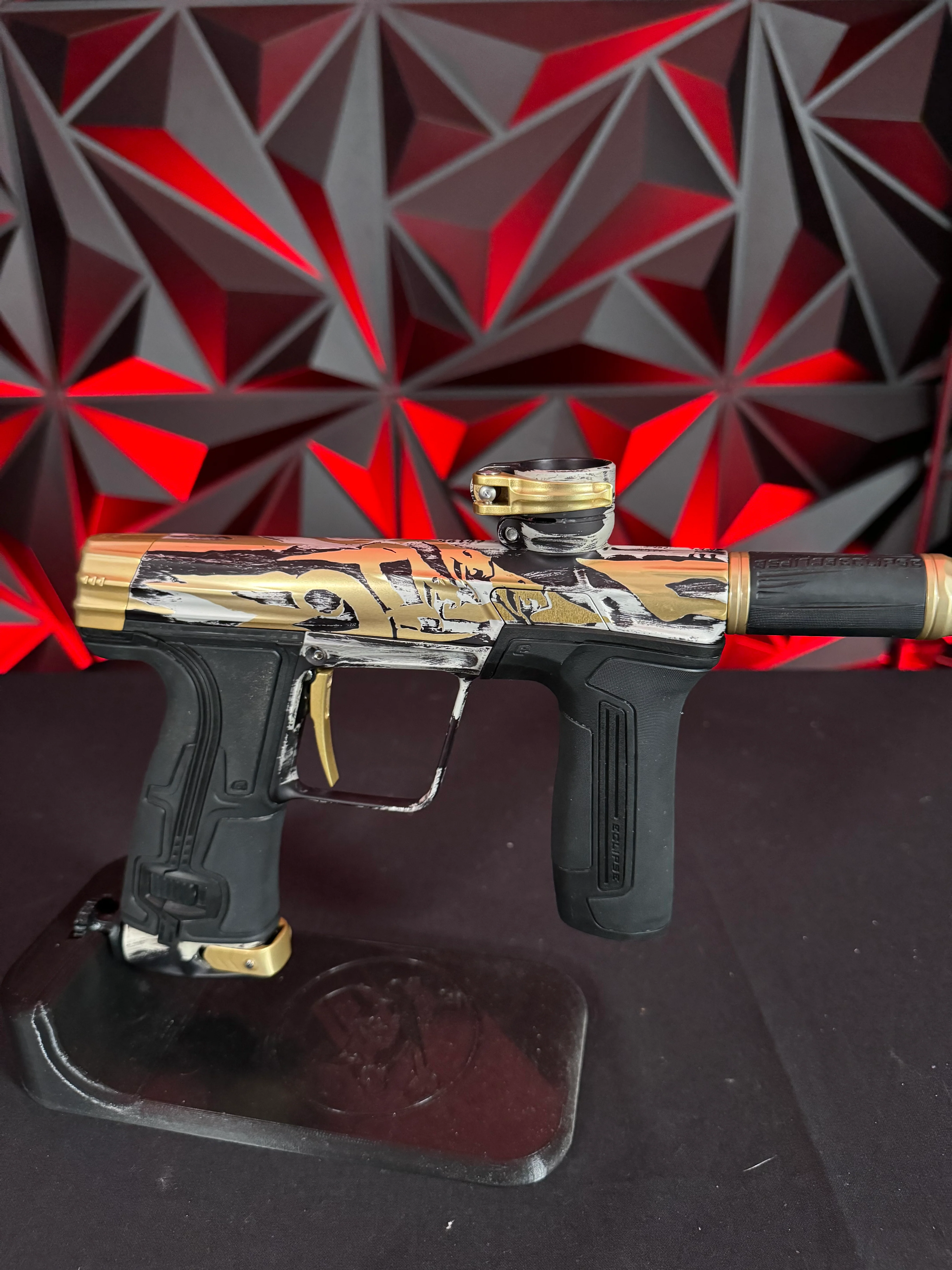 Used Planet Eclipse CS3 Paintball Gun - Custom 3D Sandana and Infamous Deuce Trigger - Image 4
