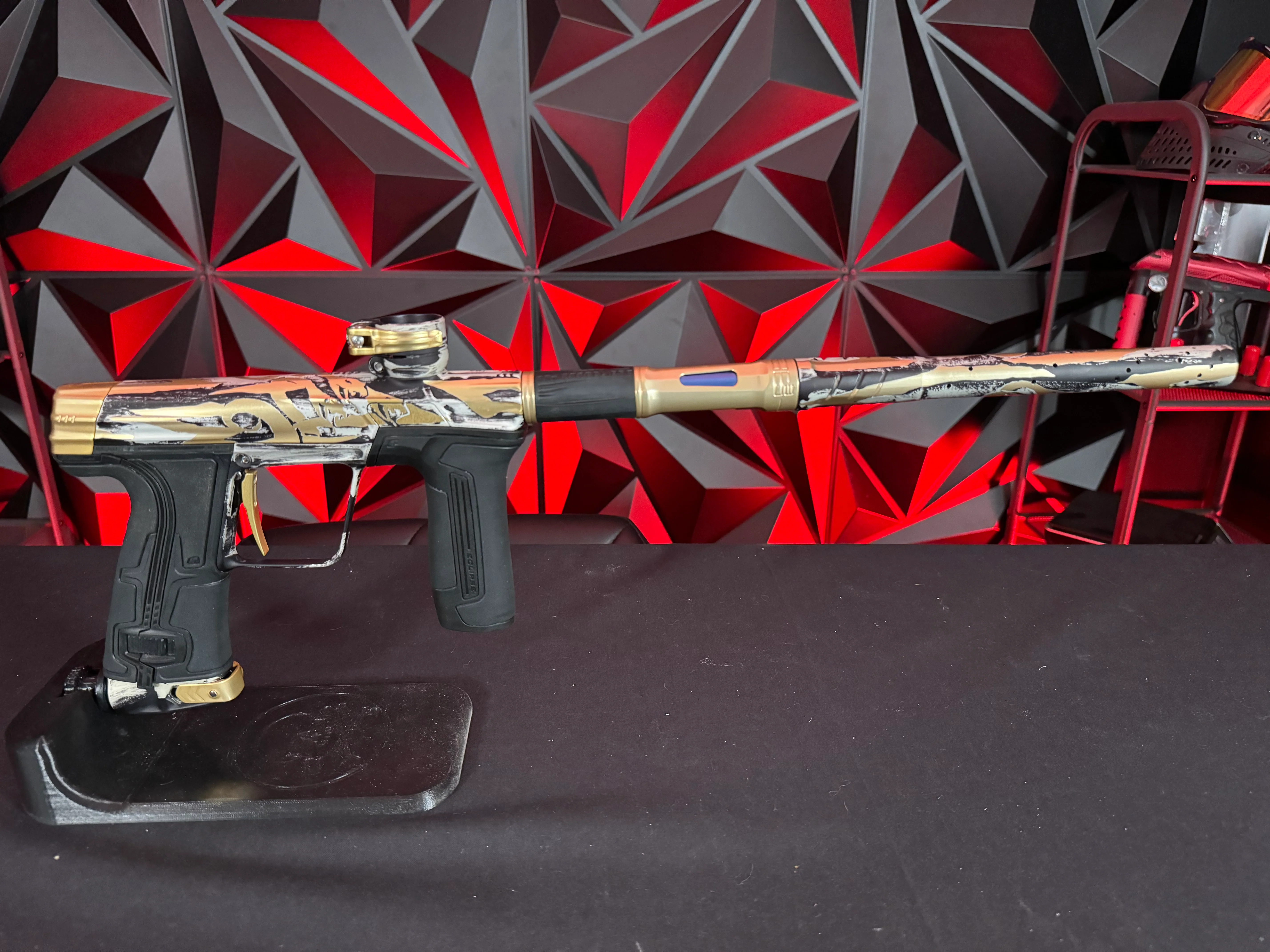 Used Planet Eclipse CS3 Paintball Gun - Custom 3D Sandana and Infamous Deuce Trigger - Image 6
