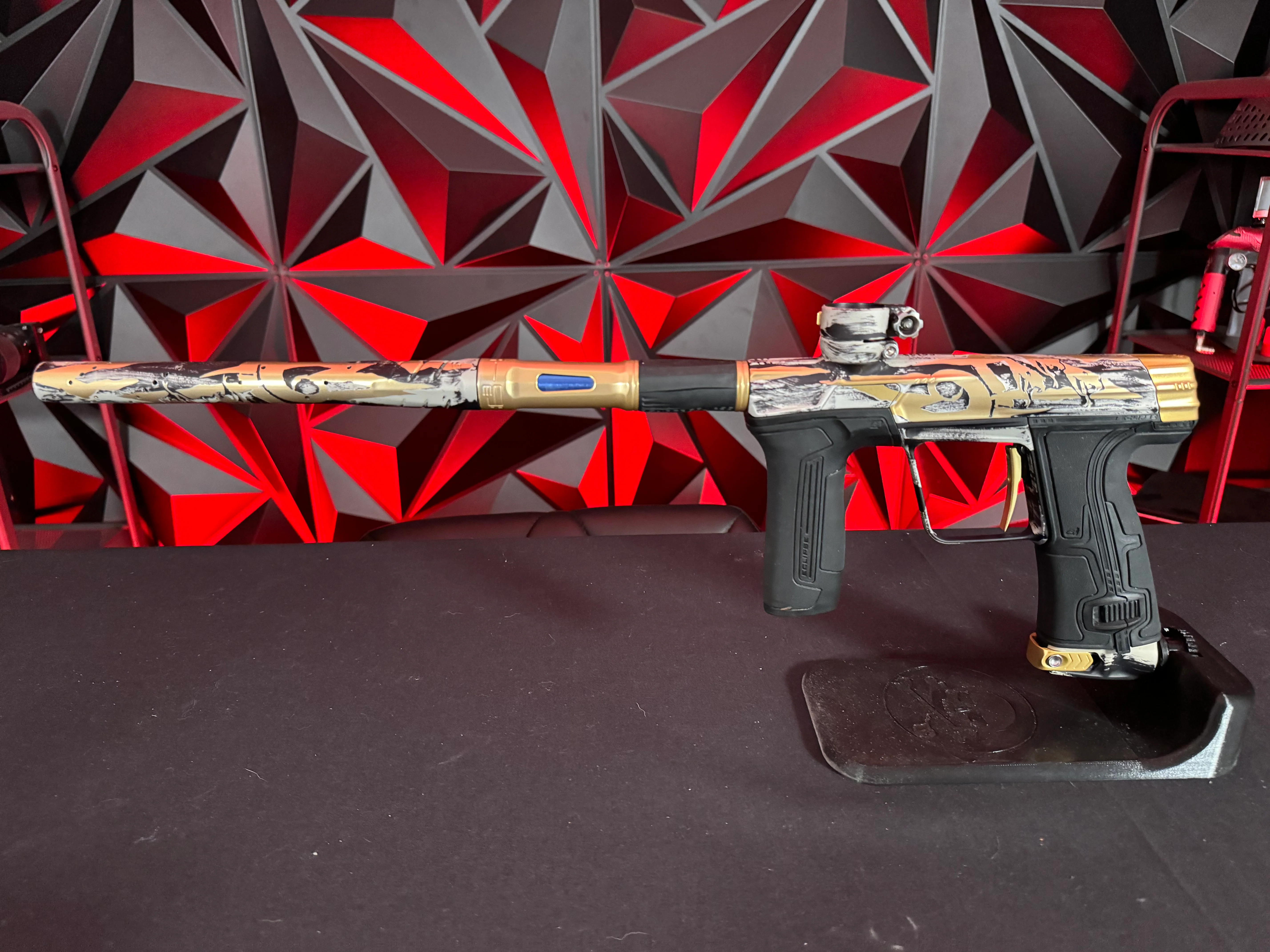Used Planet Eclipse CS3 Paintball Gun - Custom 3D Sandana and Infamous Deuce Trigger - Image 7