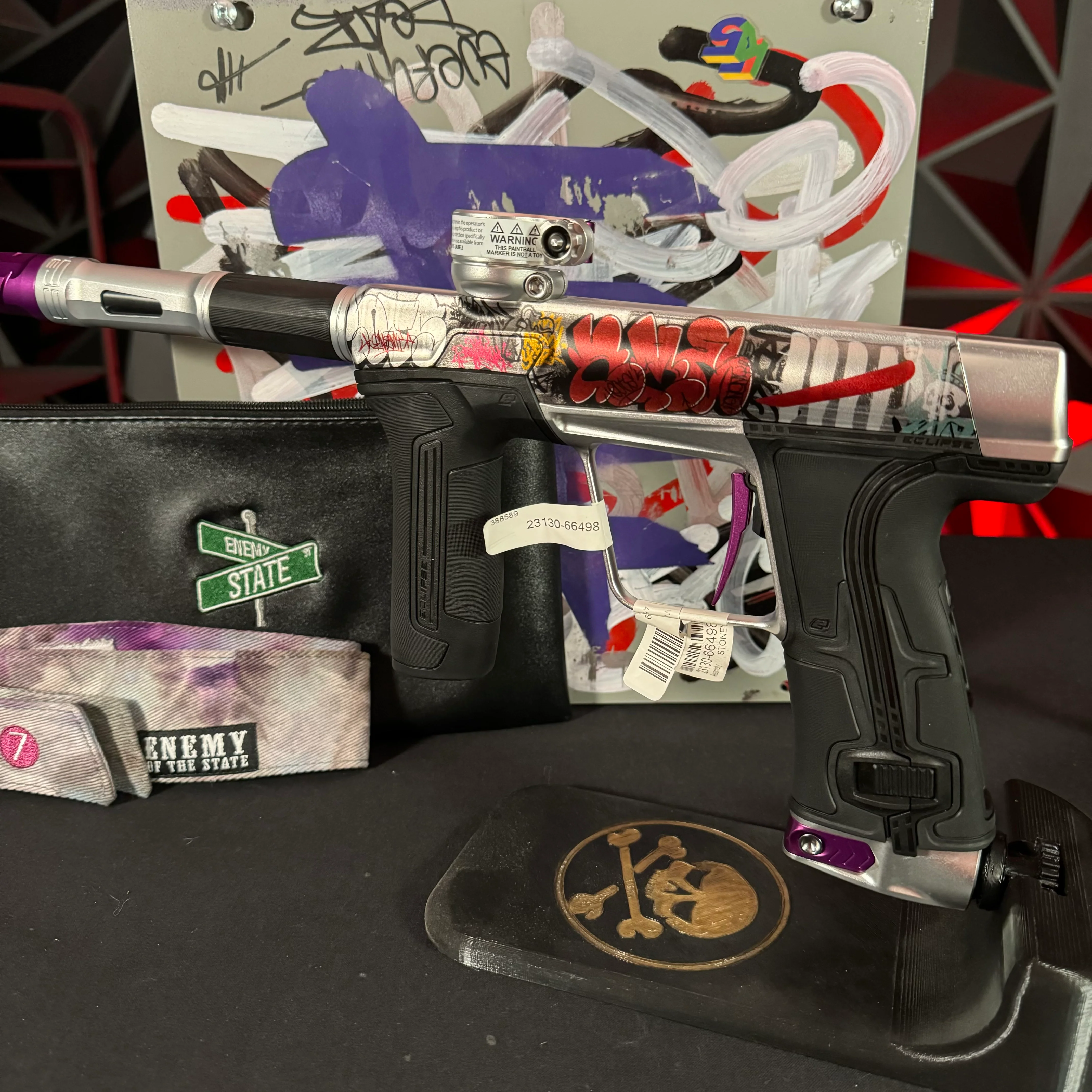 Planet Eclipse CS3 Paintball Gun - LE Enemy of the State w/Matching Headband and Bag, EOTS Metal CS3 Case - Image 3