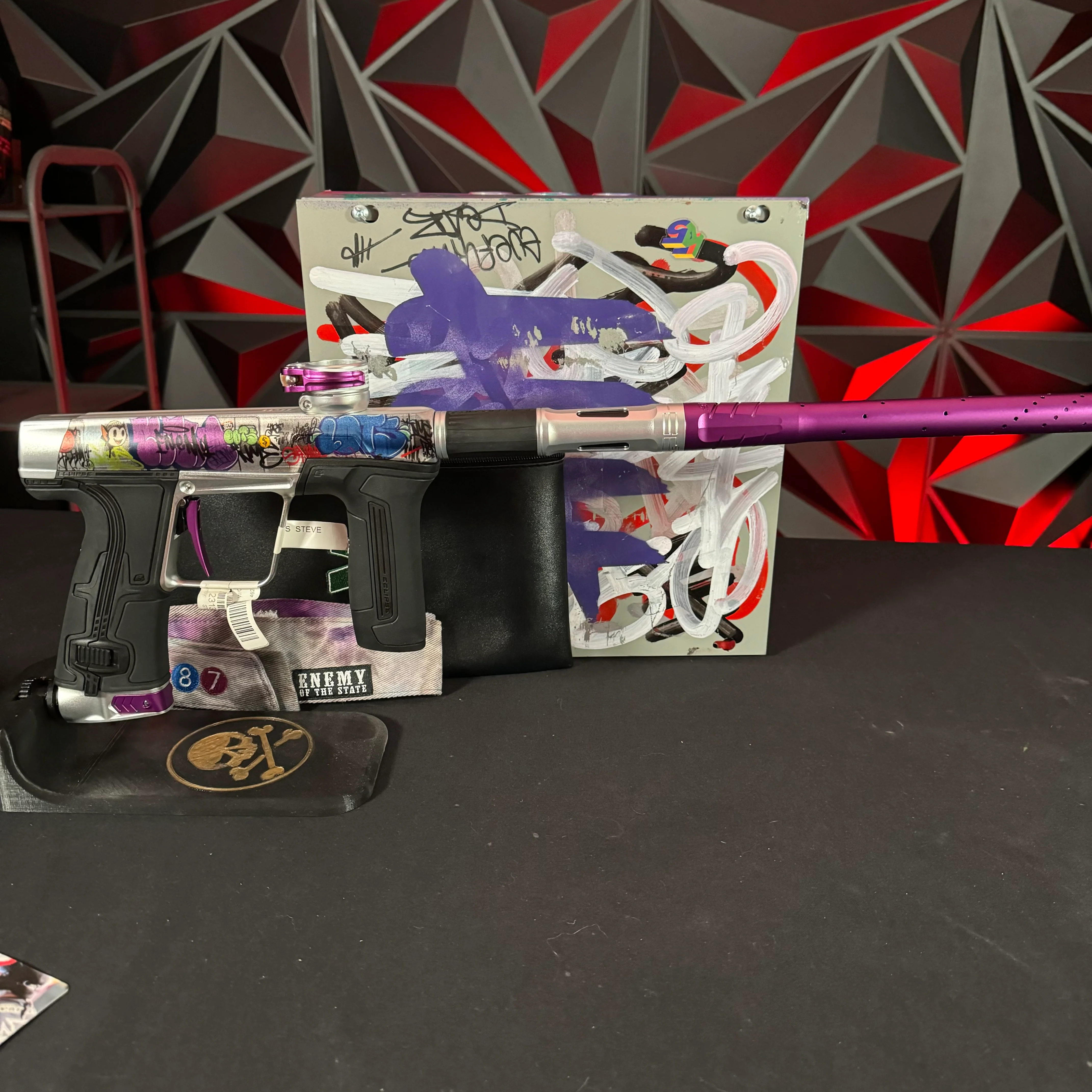 Planet Eclipse CS3 Paintball Gun - LE Enemy of the State w/Matching Headband and Bag, EOTS Metal CS3 Case - Image 6