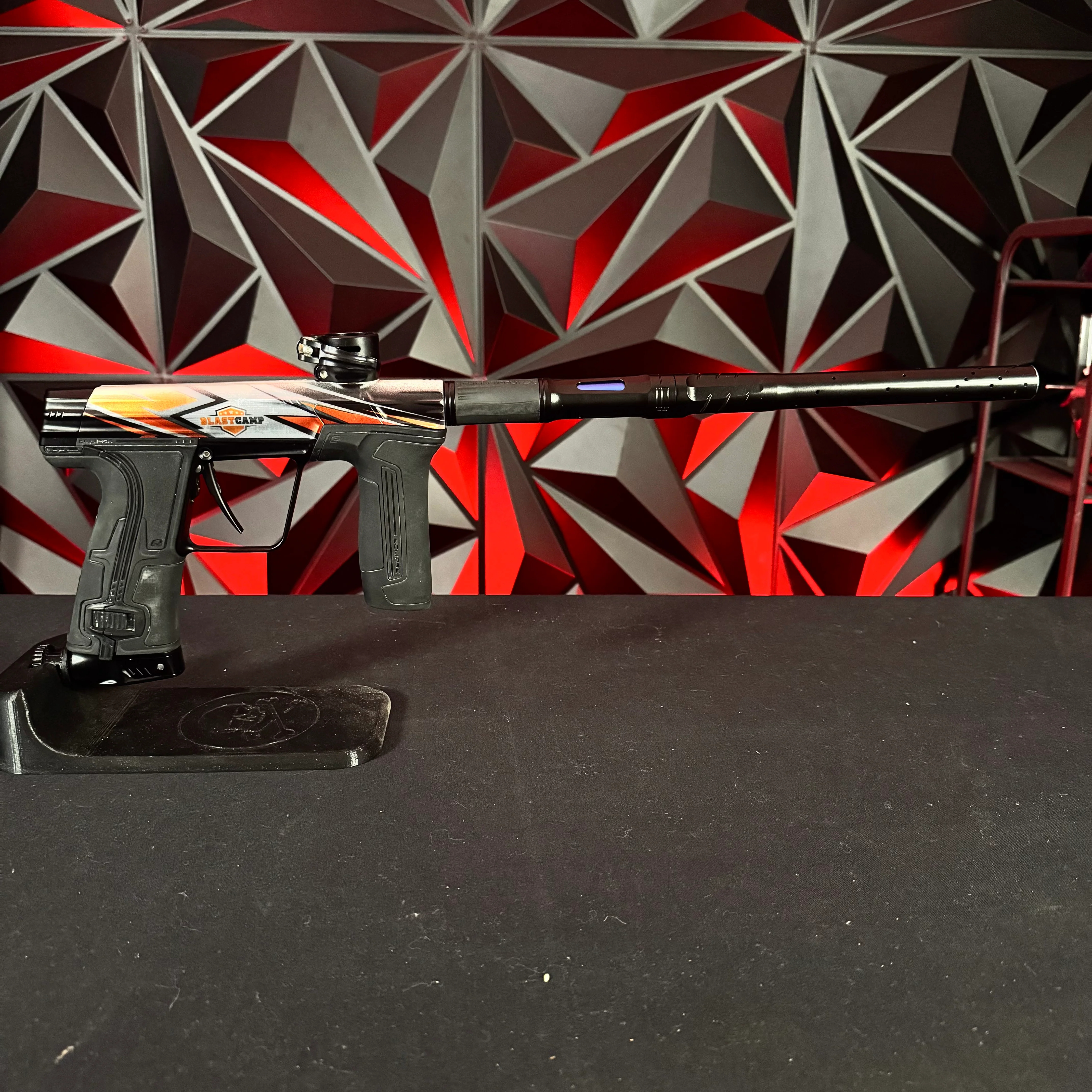 Used Planet Eclipse CS3 Paintball Gun - Limited Edition Blastcamp w/ Black Tip - Image 6