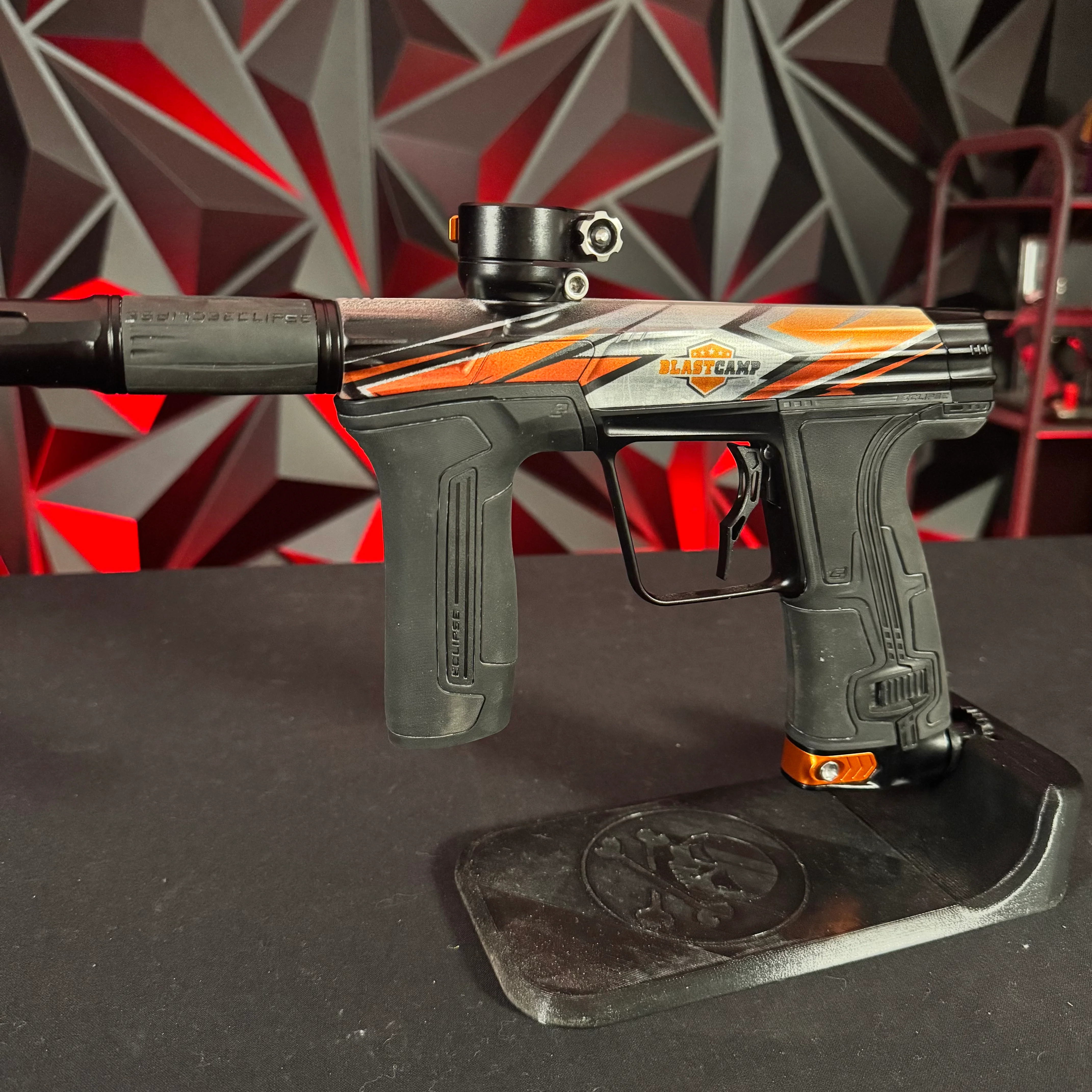 Used Planet Eclipse CS3 Paintball Gun - Limited Edition Blastcamp w/ Orange Tip - Image 5