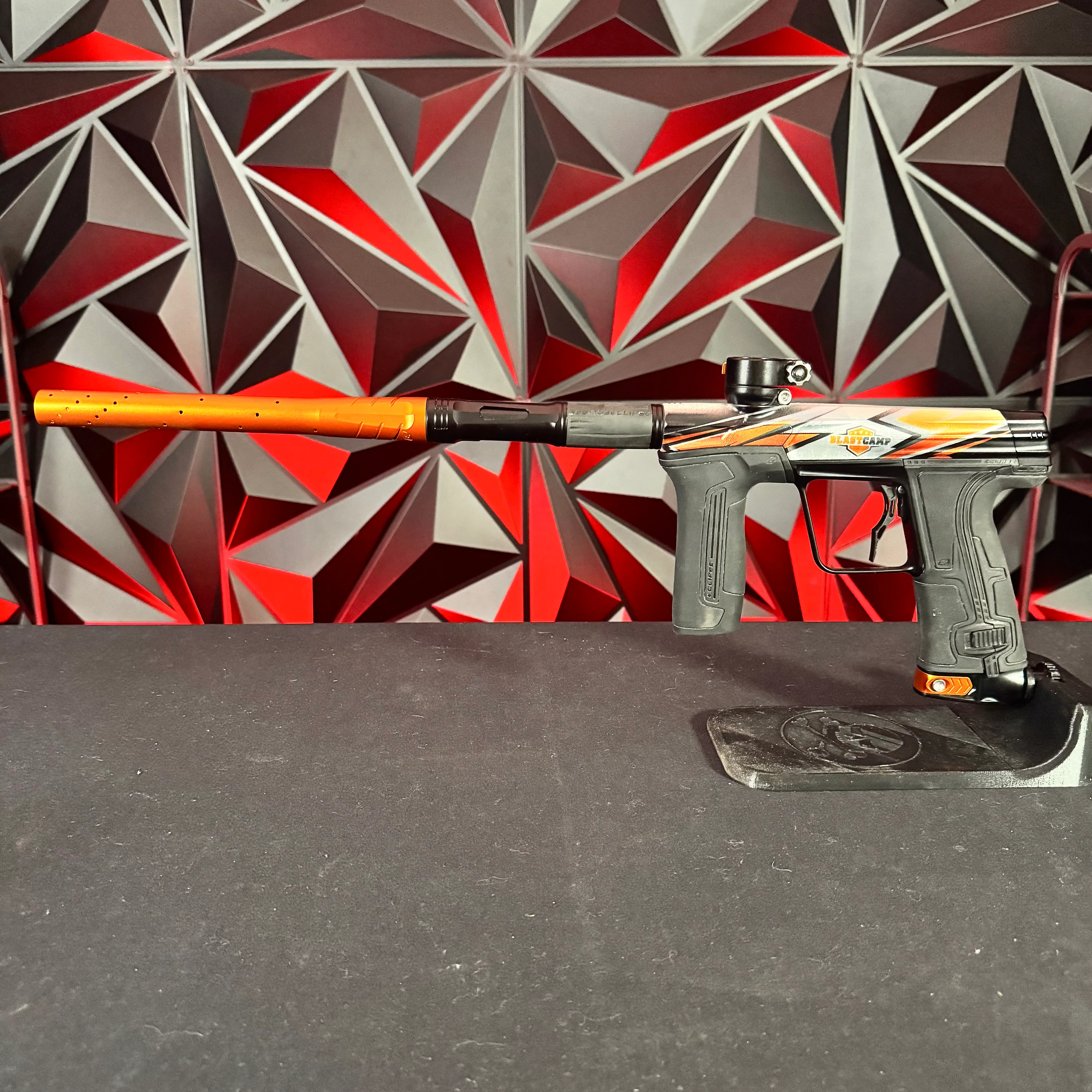 Used Planet Eclipse CS3 Paintball Gun - Limited Edition Blastcamp w/ Orange Tip - Image 7