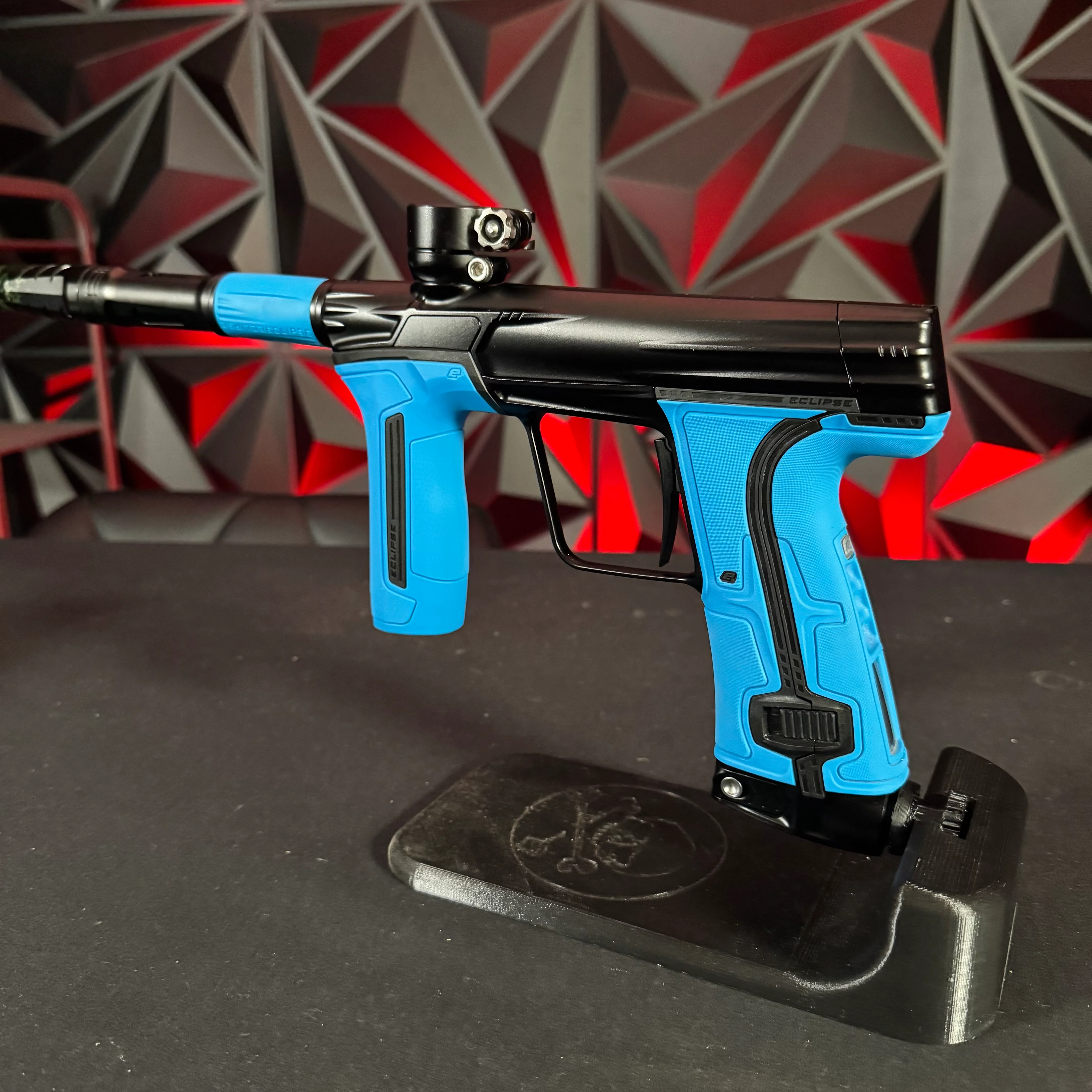 Used Planet Eclipse CS3 Paintball Gun - Midnight w/ Blue Grip Kit & Grey Grip Kit - Image 3