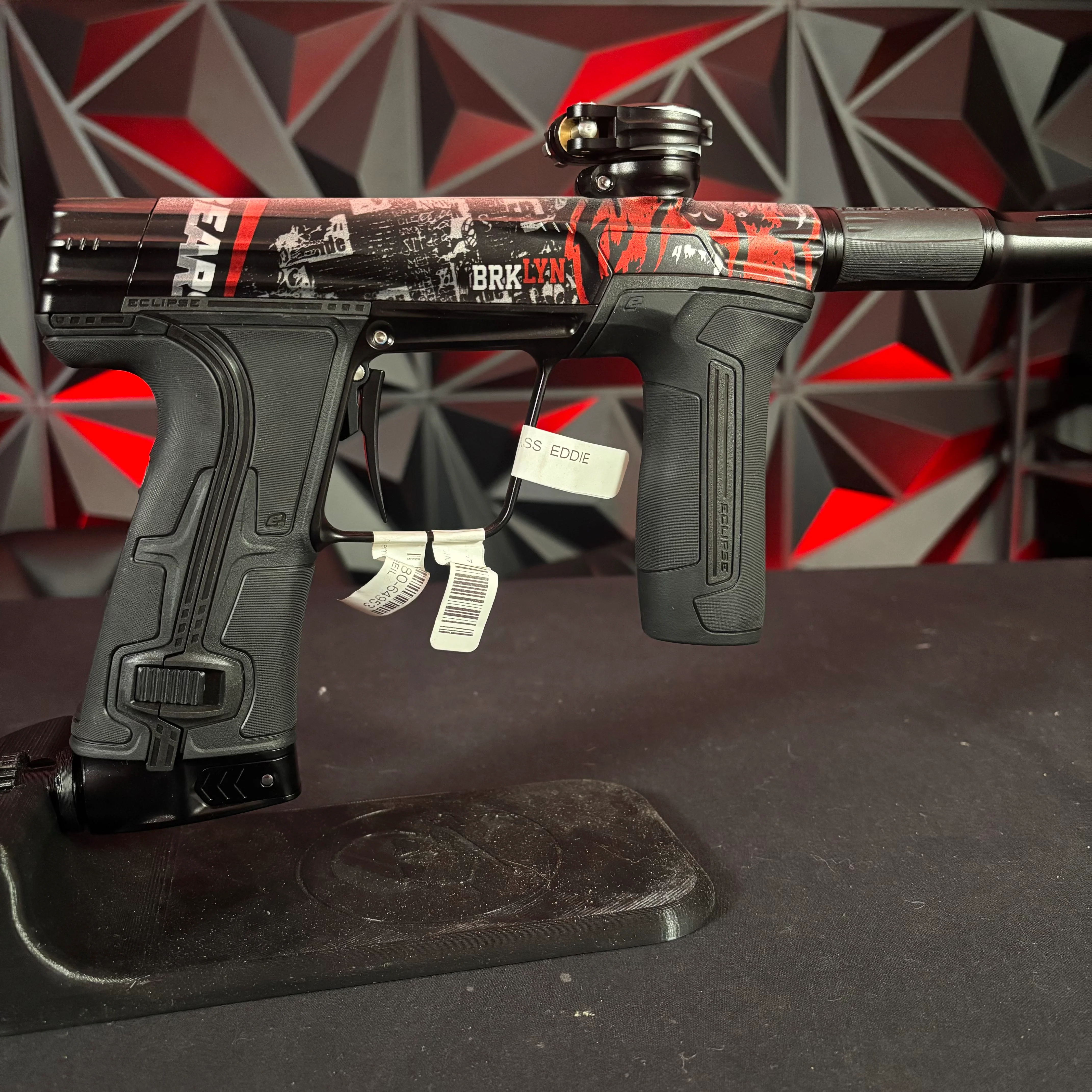 Used Planet Eclipse CS3 Paintball Gun - NRG/ Brooklyn Bears - Image 2