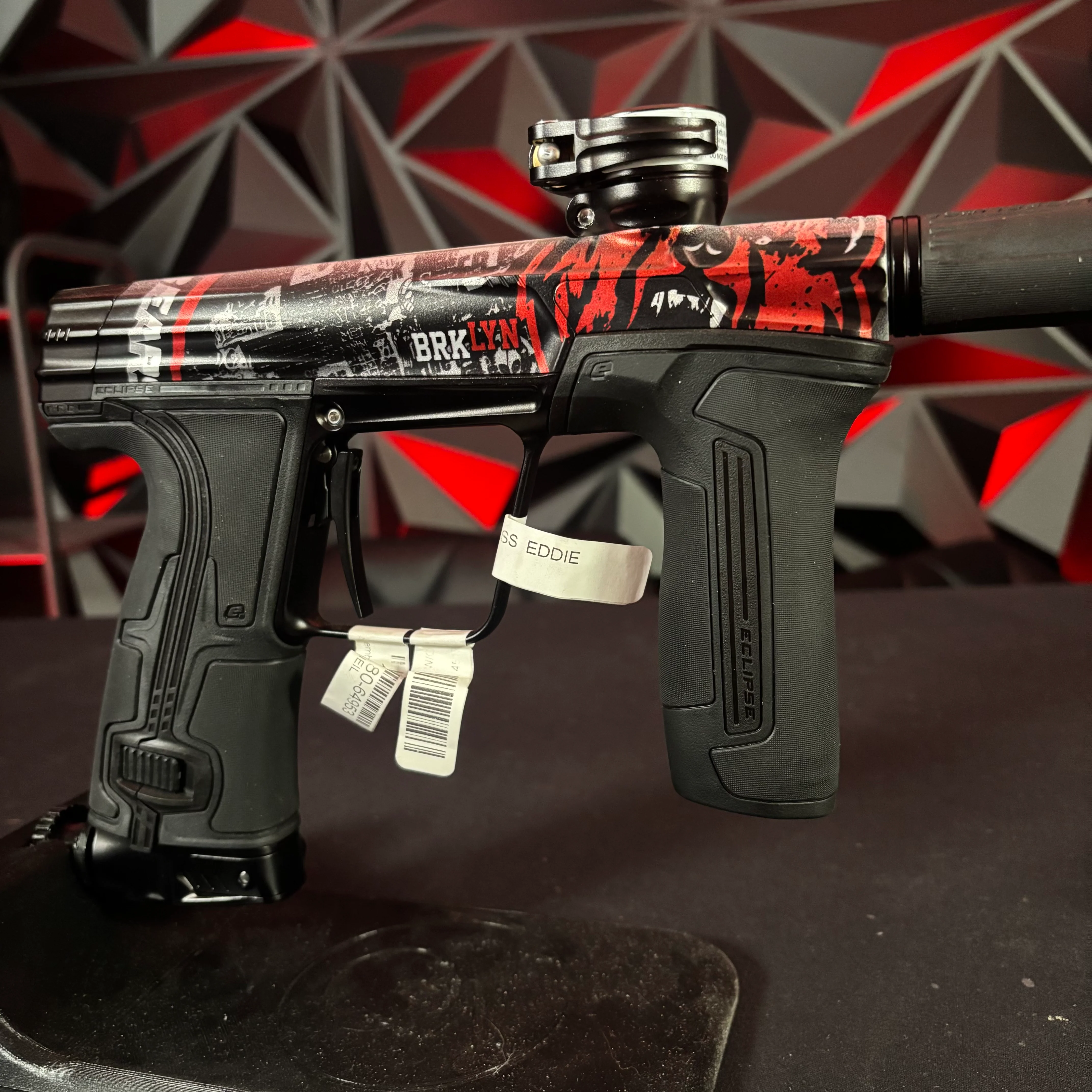 Used Planet Eclipse CS3 Paintball Gun - NRG/ Brooklyn Bears - Image 3