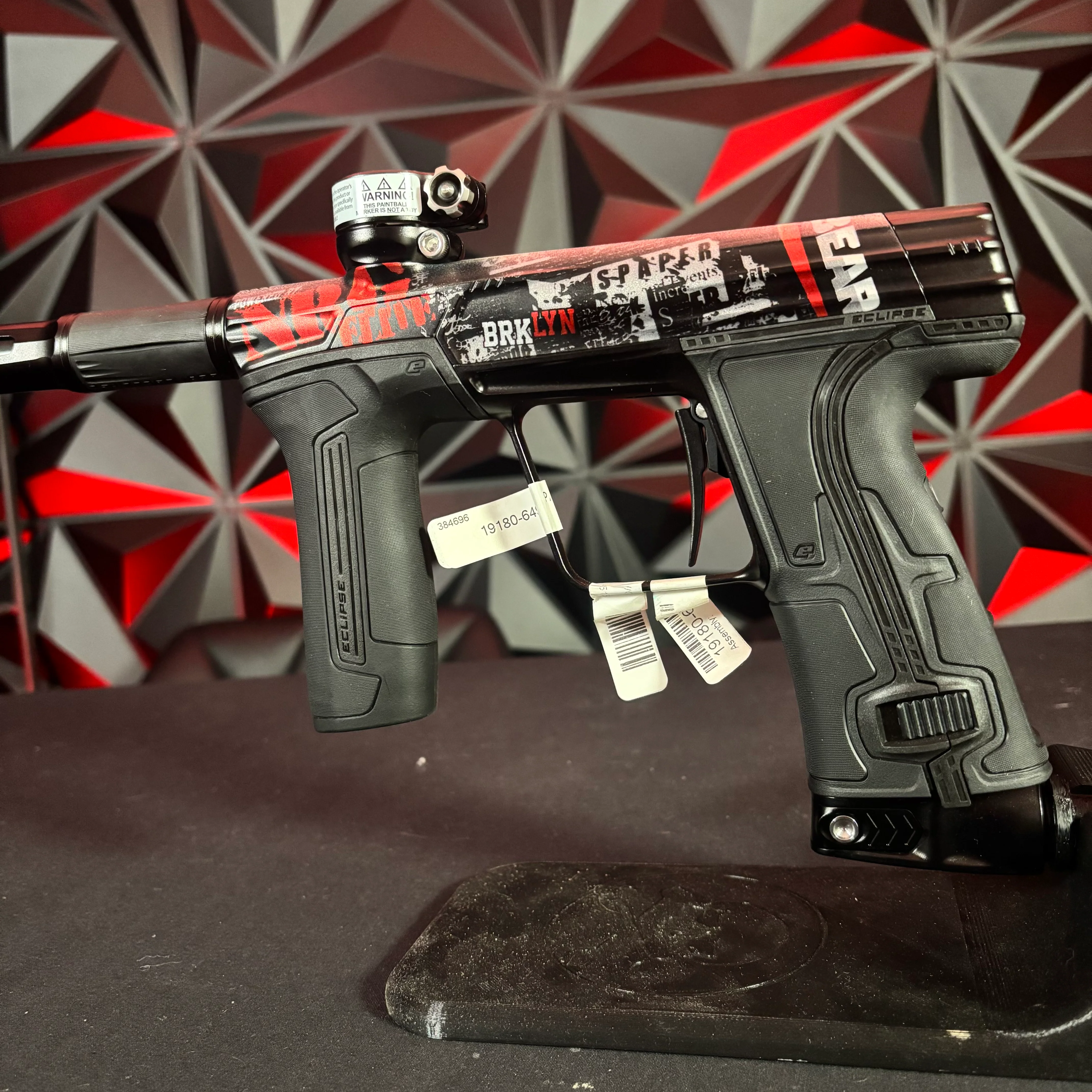 Used Planet Eclipse CS3 Paintball Gun - NRG/ Brooklyn Bears - Image 4