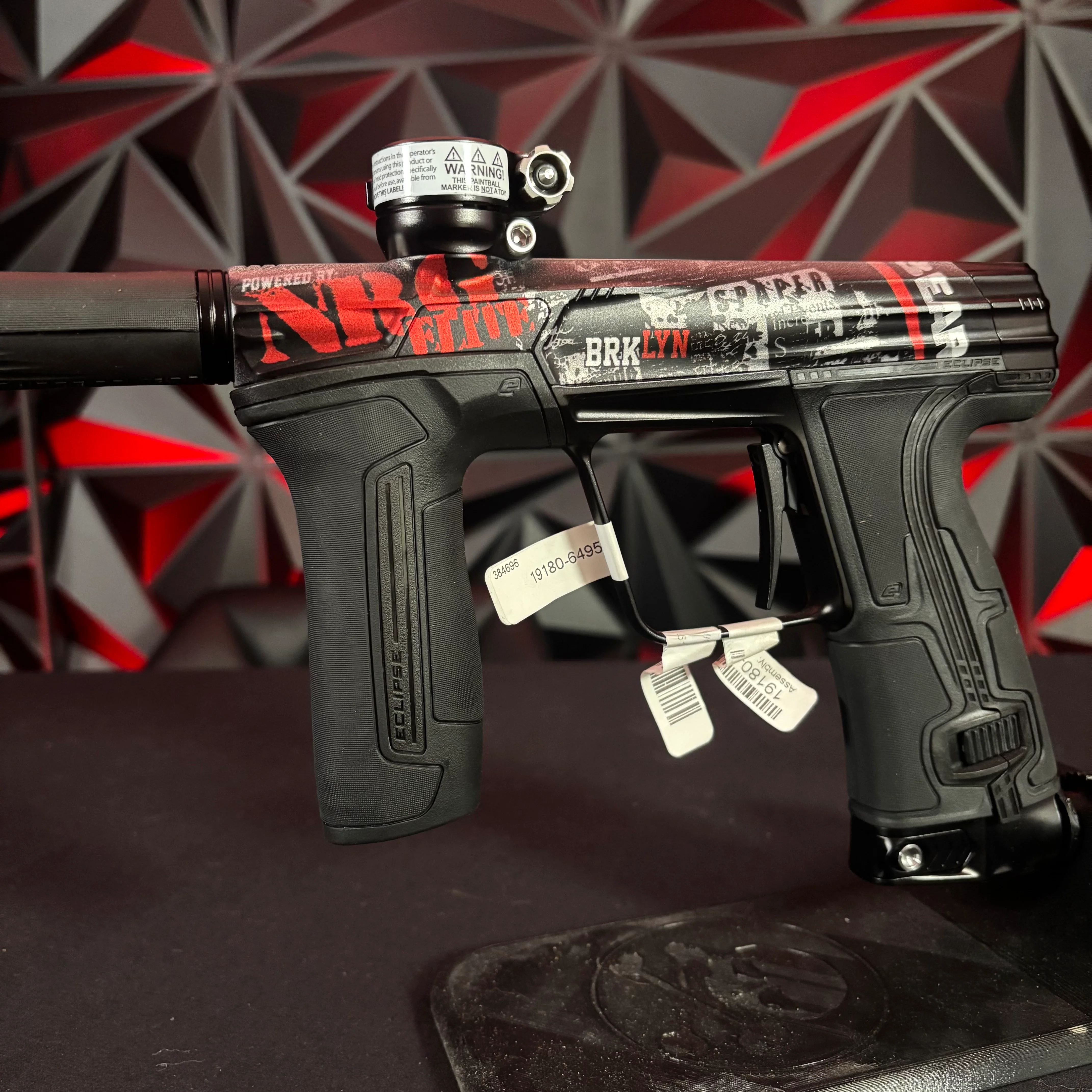 Used Planet Eclipse CS3 Paintball Gun - NRG/ Brooklyn Bears - Image 5