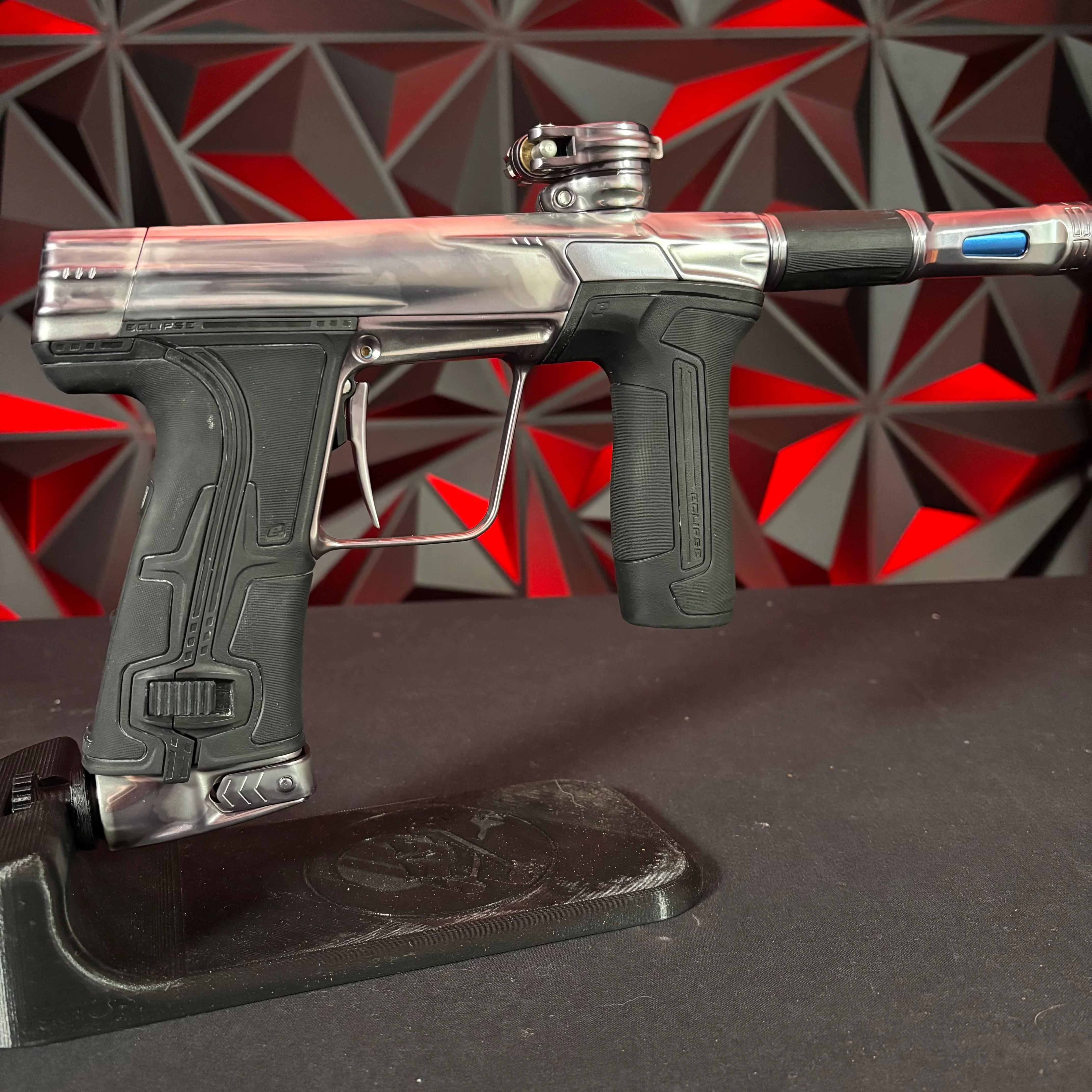 Used Planet Eclipse CS3 Paintball Gun - Polished Acid Wash - Image 2