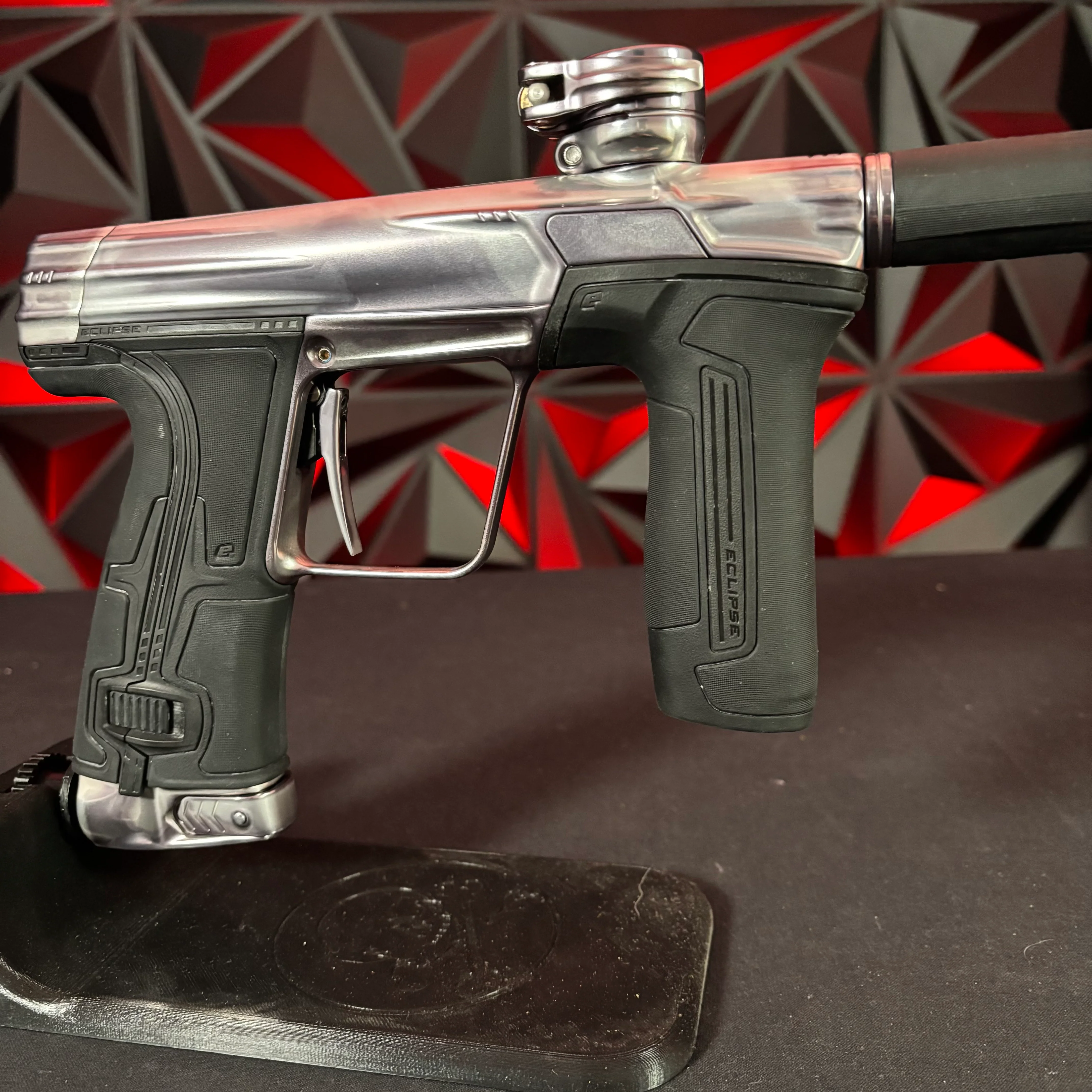 Used Planet Eclipse CS3 Paintball Gun - Polished Acid Wash - Image 4