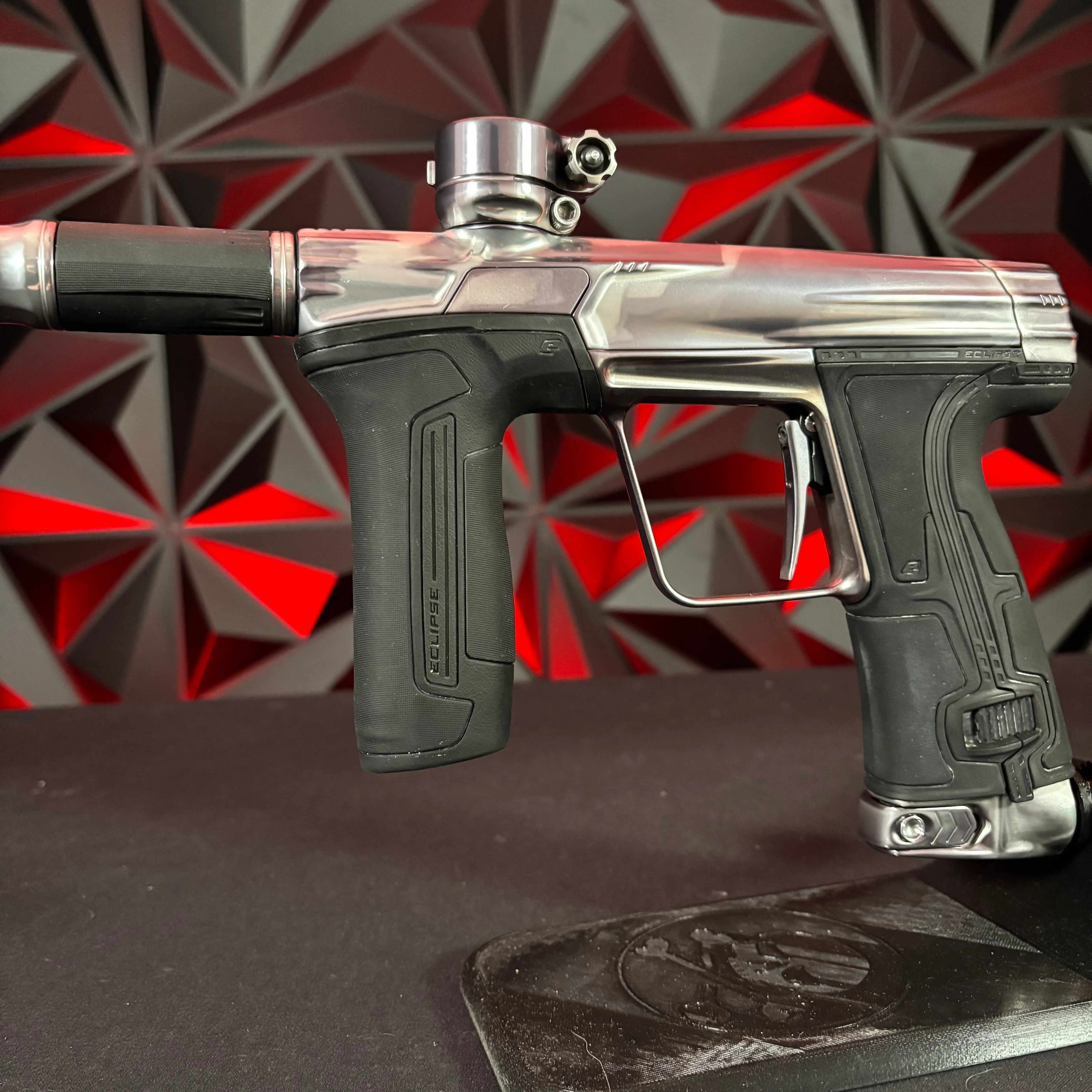 Used Planet Eclipse CS3 Paintball Gun - Polished Acid Wash - Image 5