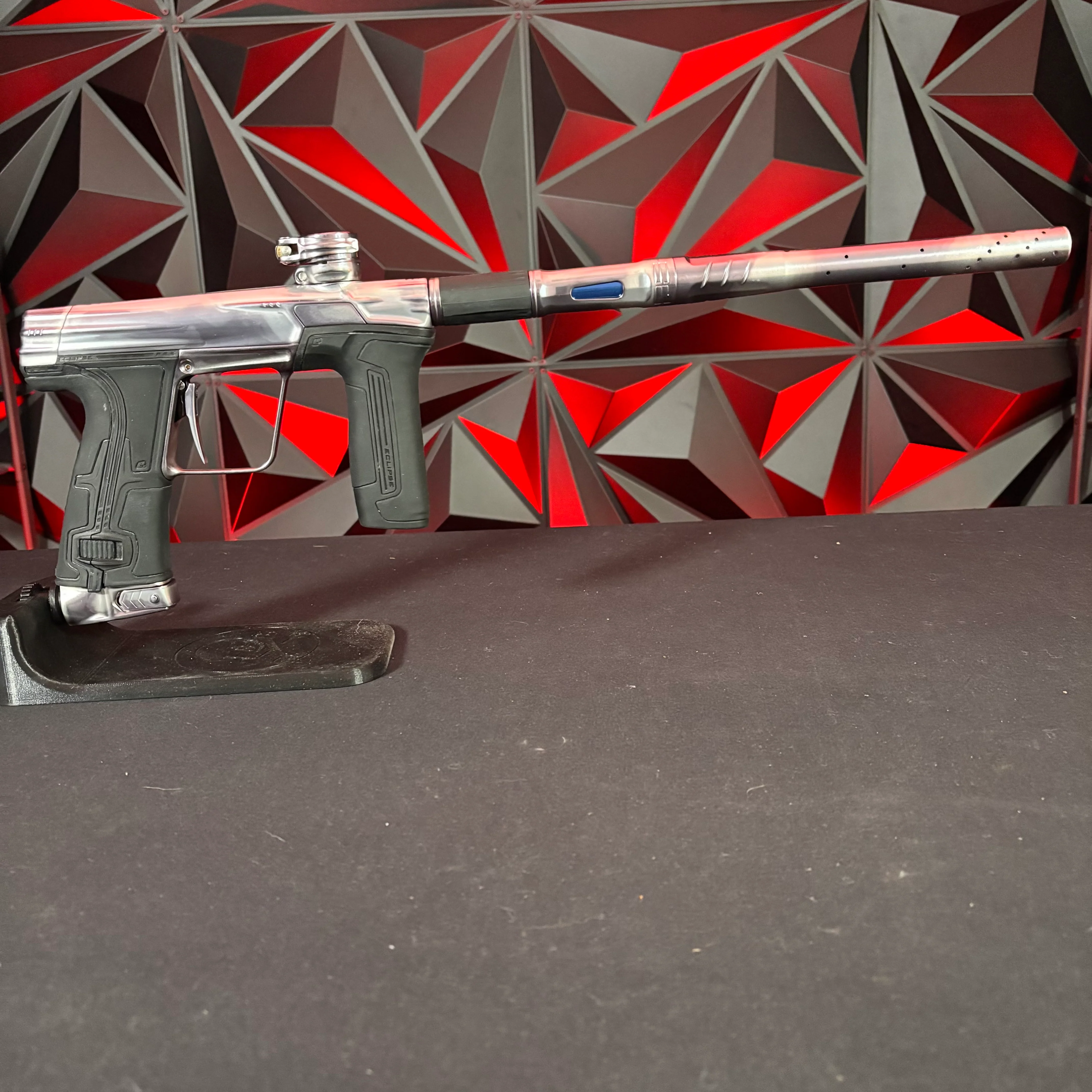 Used Planet Eclipse CS3 Paintball Gun - Polished Acid Wash - Image 6