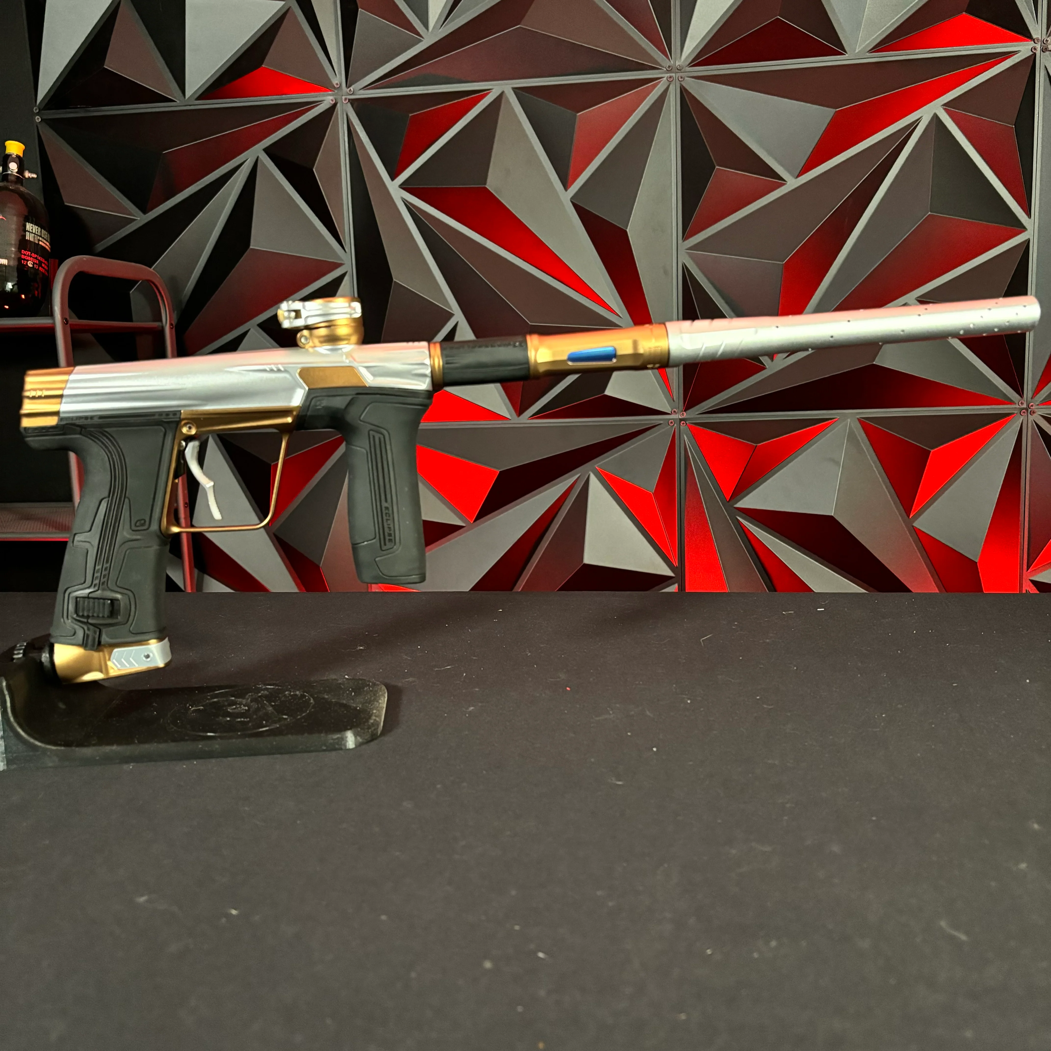 Used Planet Eclipse CS3 Paintball Gun - Silver/Bronze - Image 5