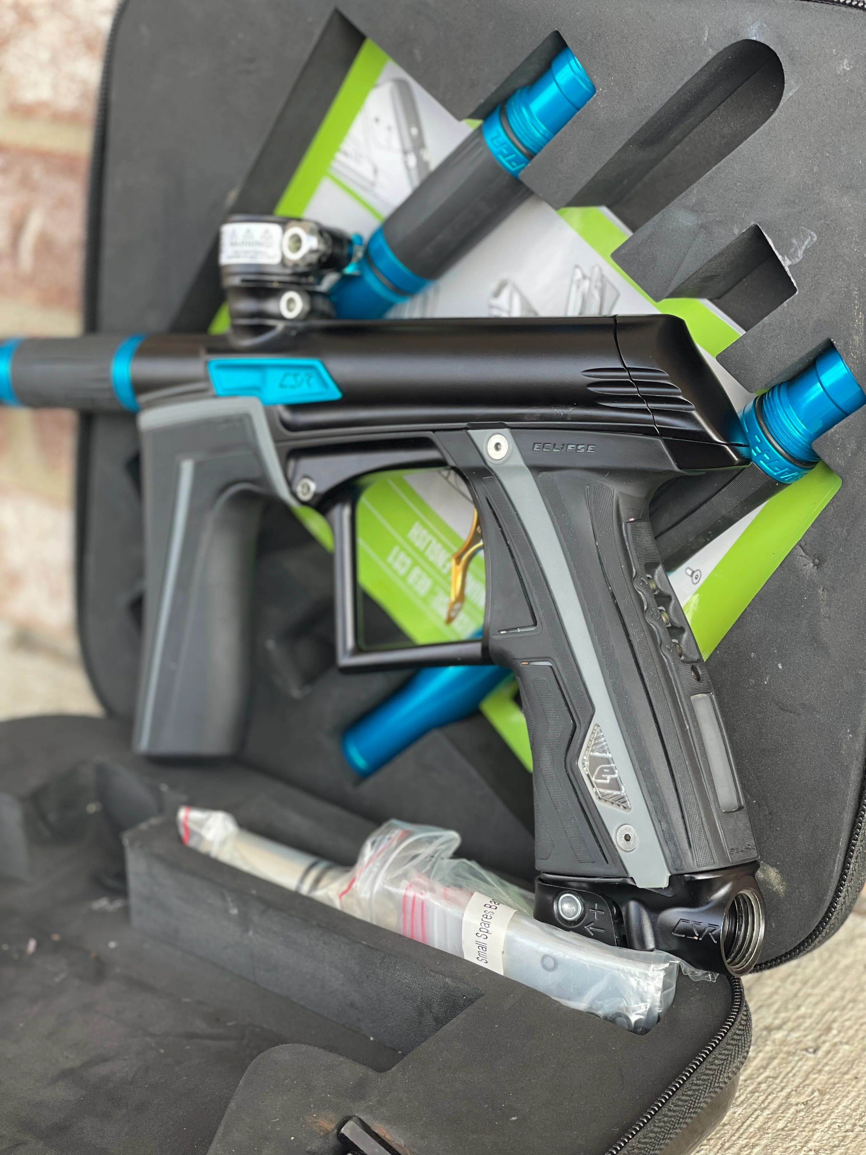Used Planet Eclipse CSR Paintball Gun - Blue Shadow w/ Infamous Deuce Trigger - Image 2