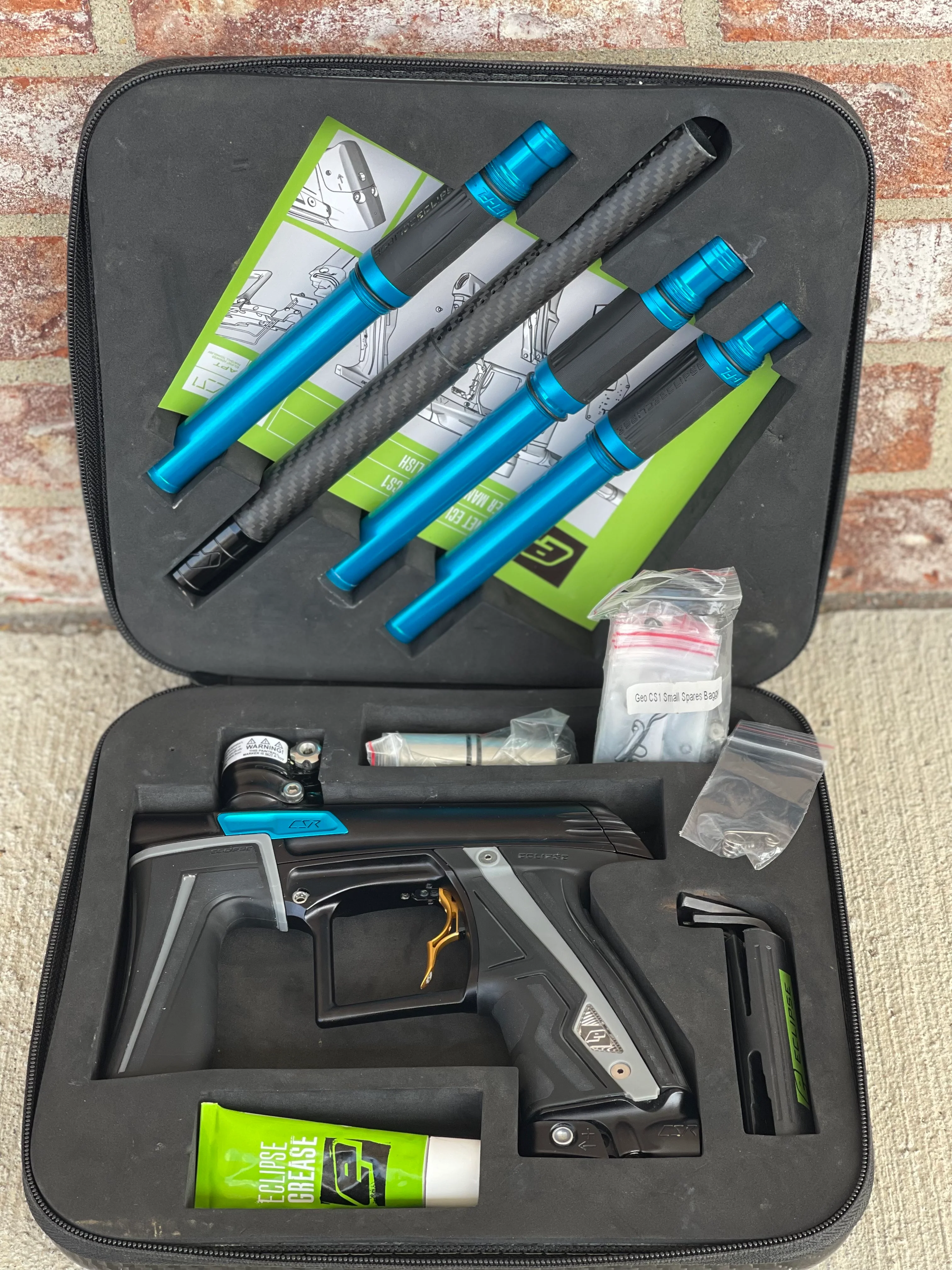 Used Planet Eclipse CSR Paintball Gun - Blue Shadow w/ Infamous Deuce Trigger - Image 7
