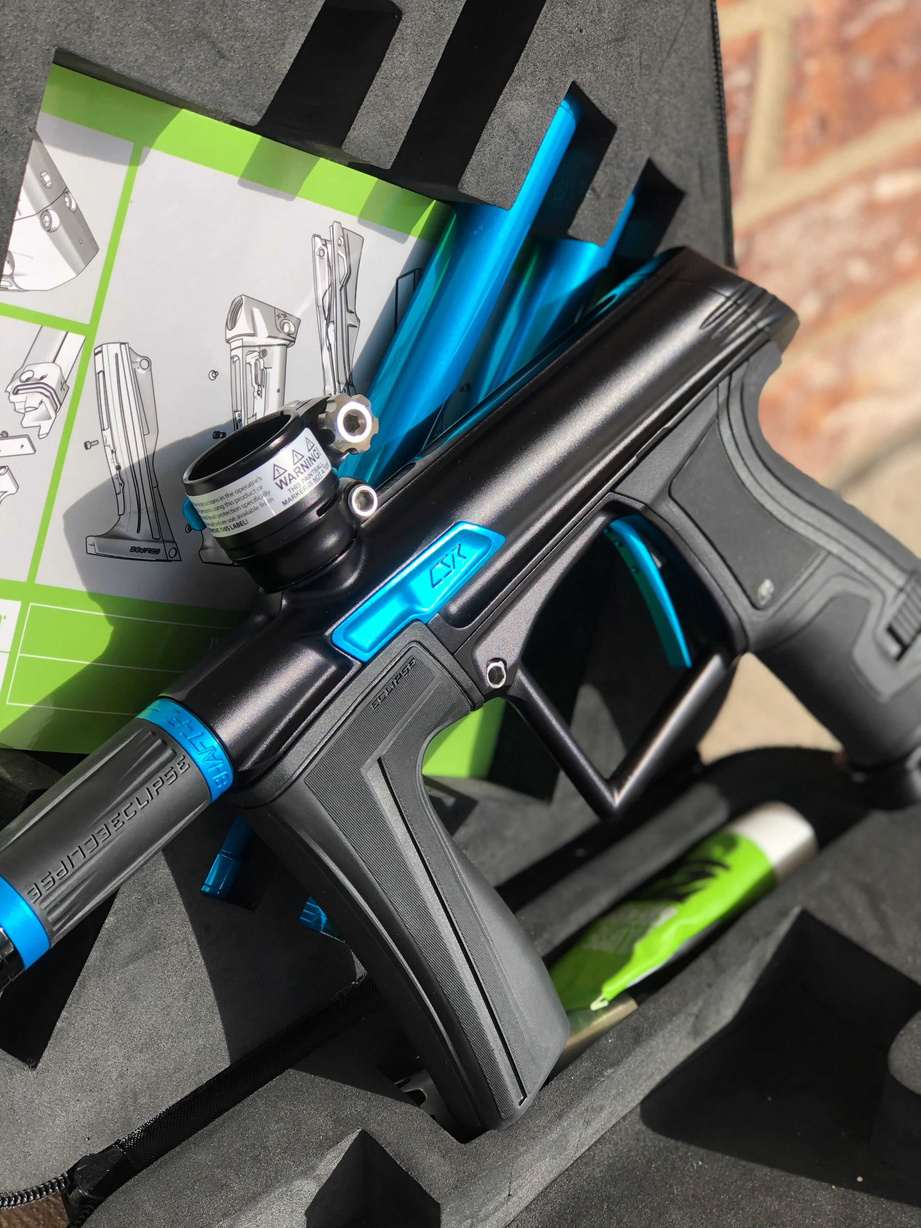 Used Planet Eclipse CSR Paintball Gun - Blue Shadow - Image 3