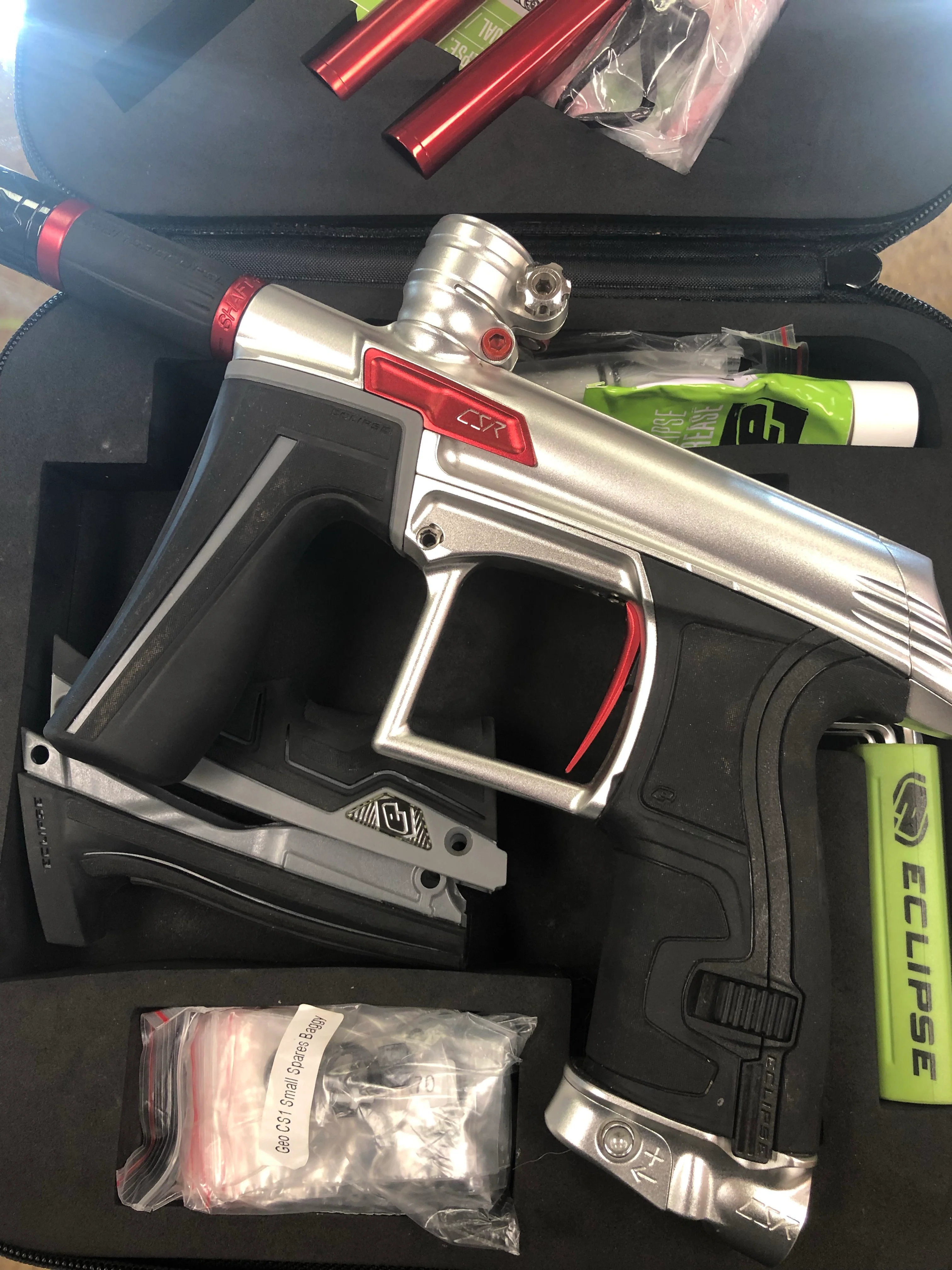 Used Planet Eclipse CSR - Silver/Red - Image 2