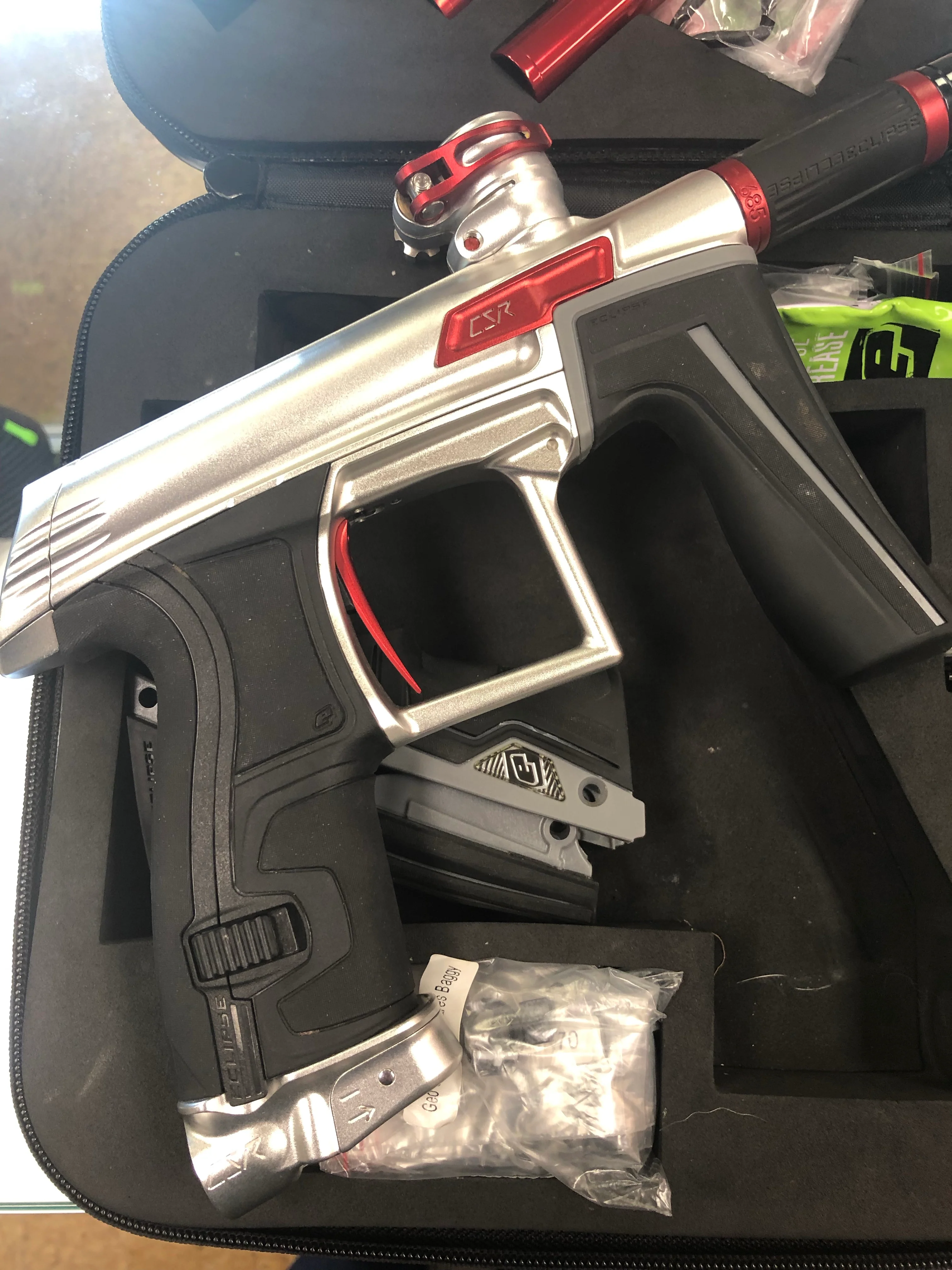 Used Planet Eclipse CSR - Silver/Red - Image 3