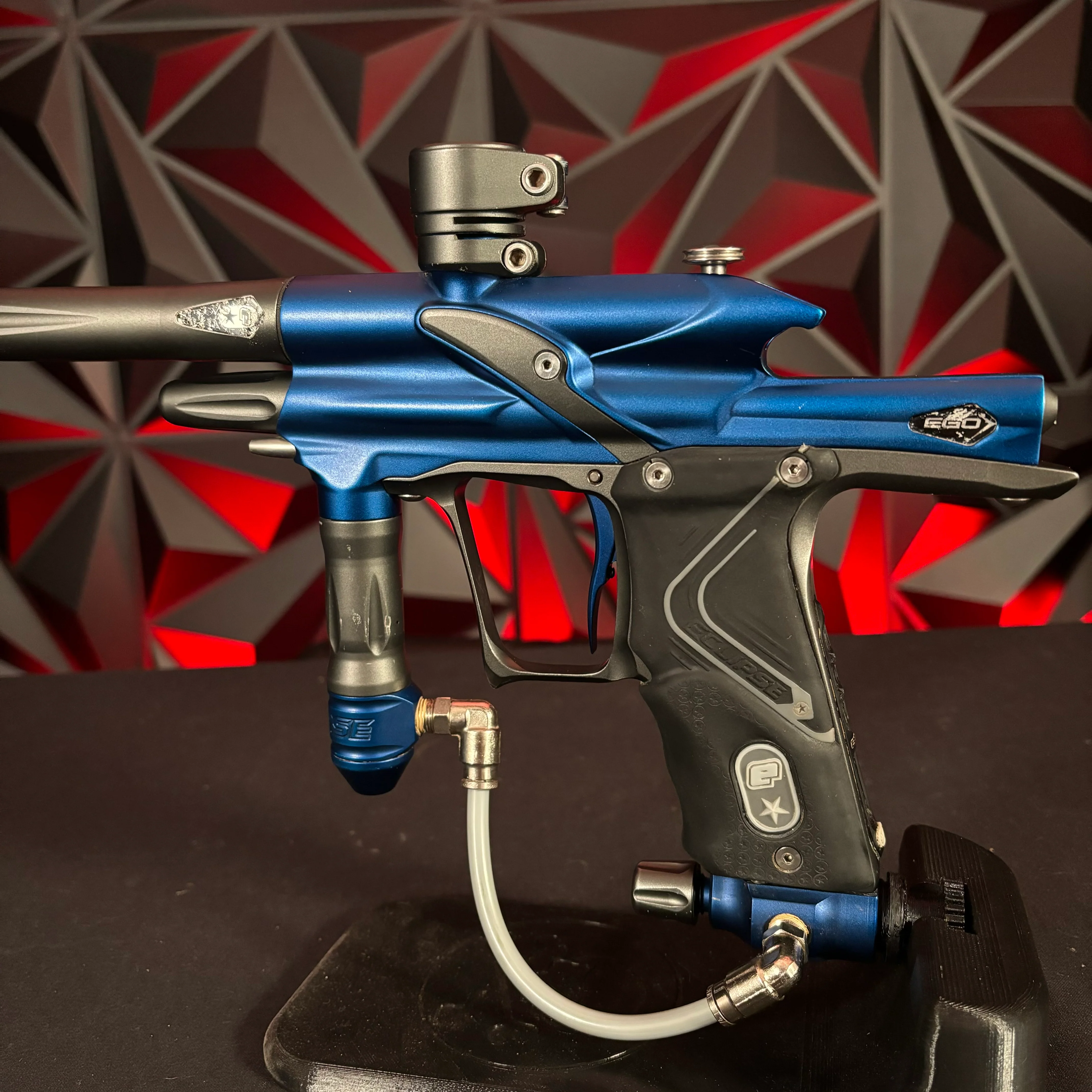Used Planet Eclipse Ego 07 Paintball Gun - Blue/Pewter *Needs a NEW Board* - Image 3