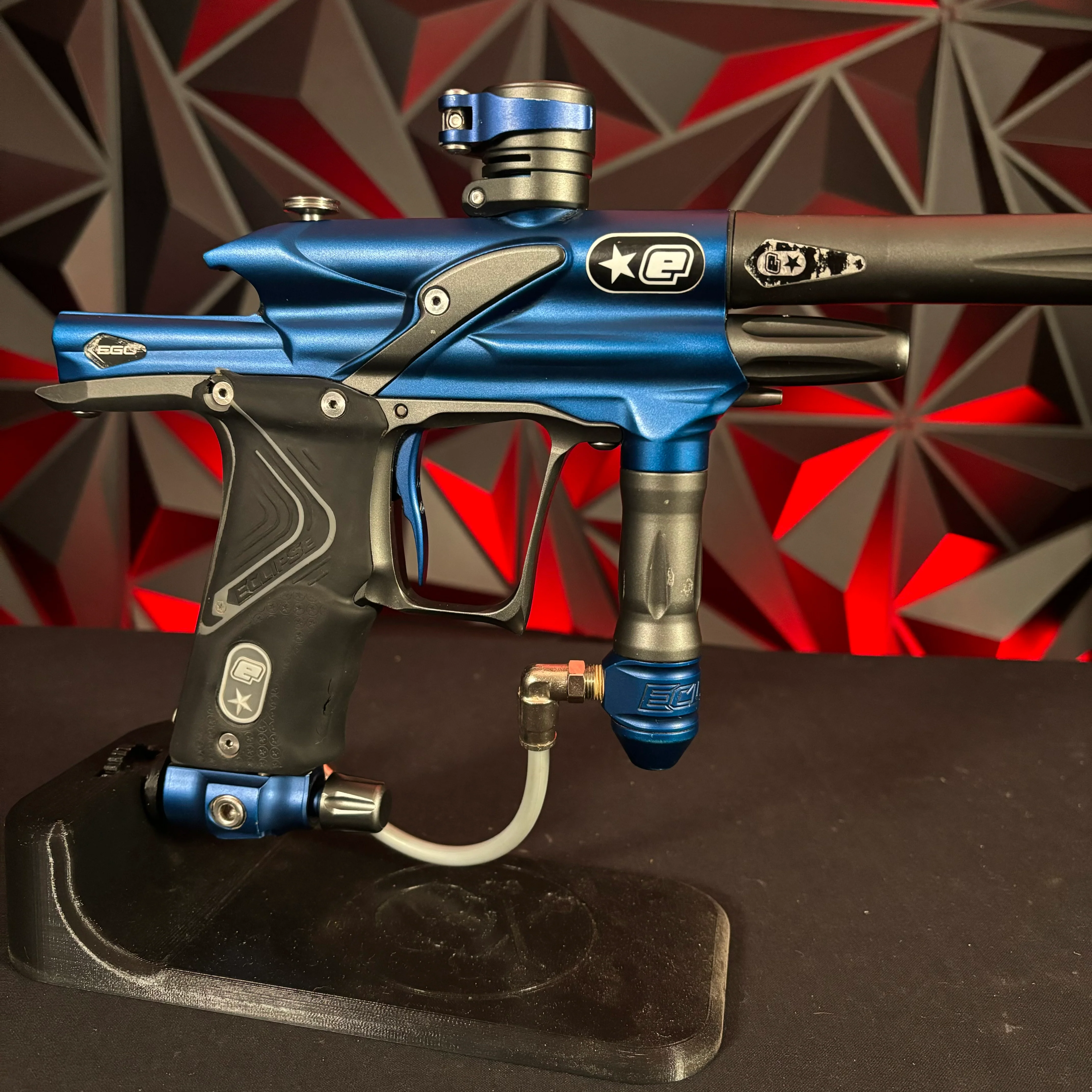 Used Planet Eclipse Ego 07 Paintball Gun - Blue/Pewter *Needs a NEW Board* - Image 4