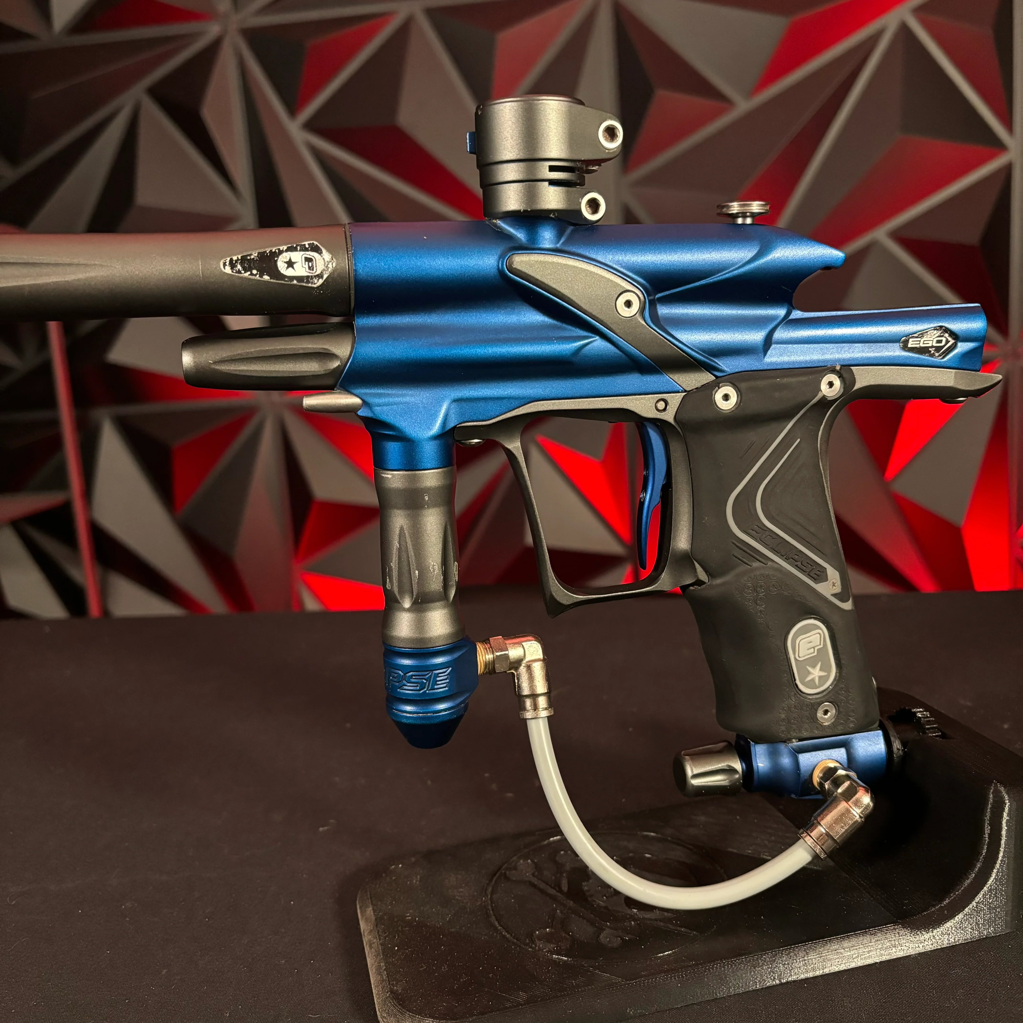 Used Planet Eclipse Ego 07 Paintball Gun - Blue/Pewter *Needs a NEW Board* - Image 5